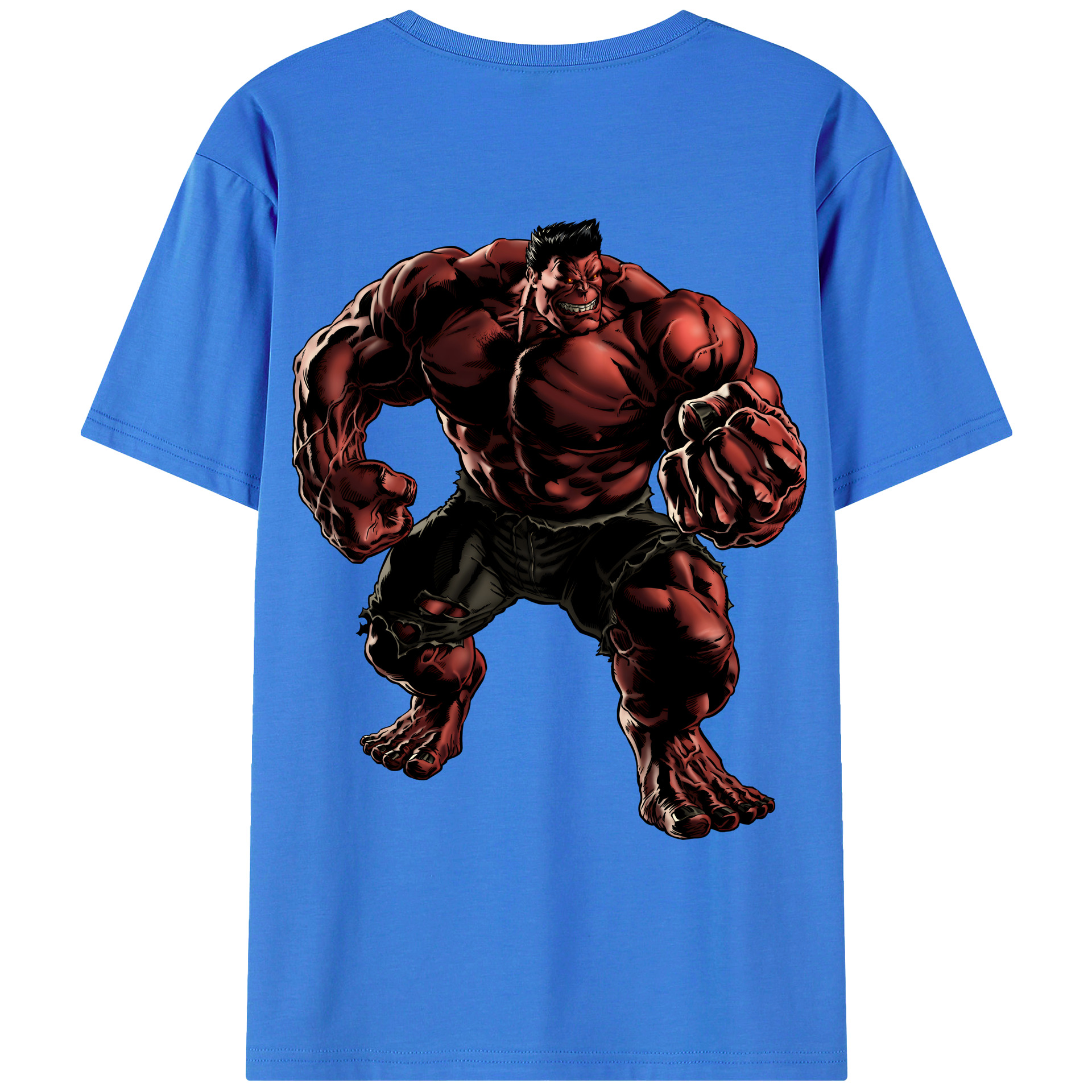 （画像用） アベンジャーズ The Avengers 綿100％ メンズ半袖Tシャツ（バックプリント） 通気性