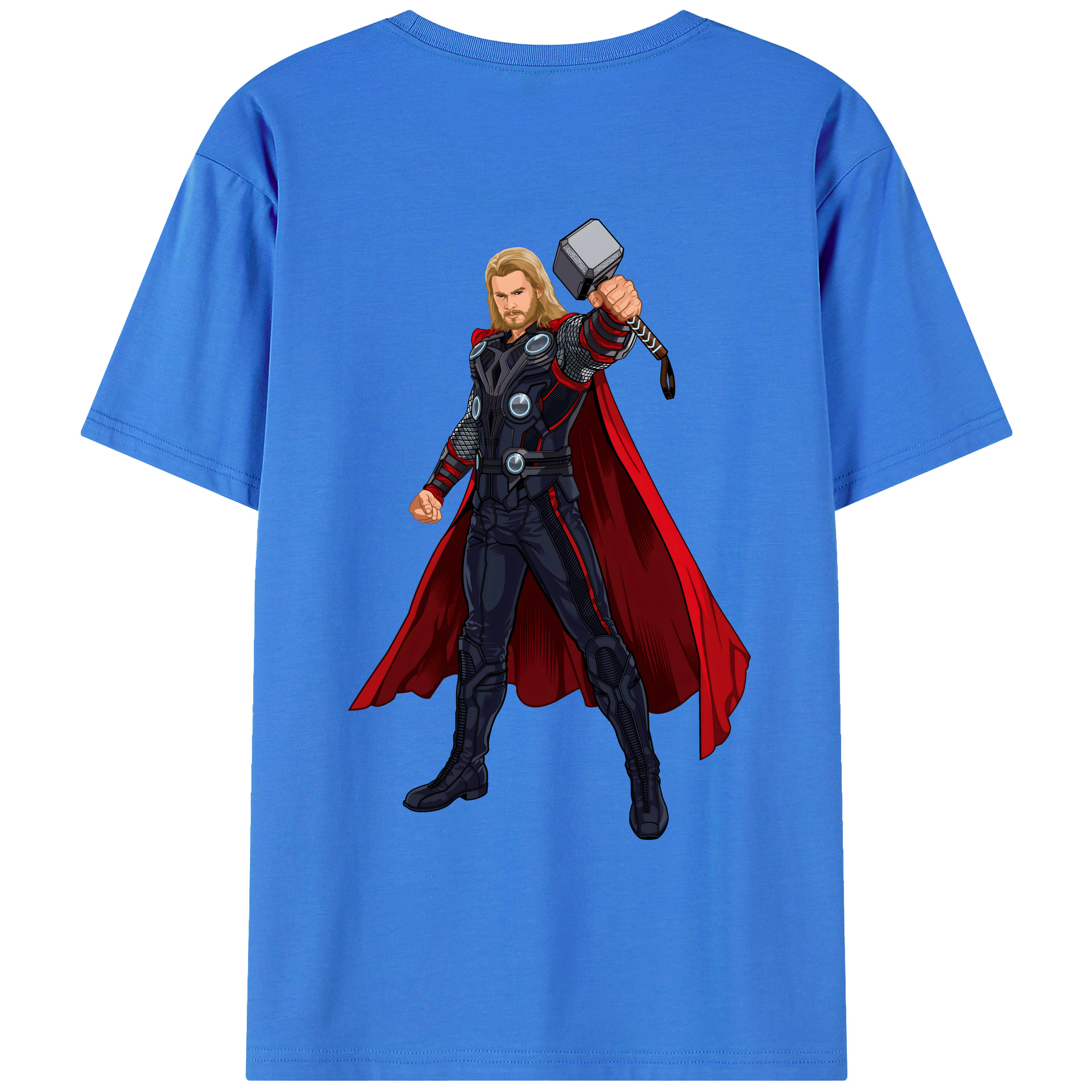 （画像用） アベンジャーズ The Avengers 綿100％ メンズ半袖Tシャツ（バックプリント） 通気性