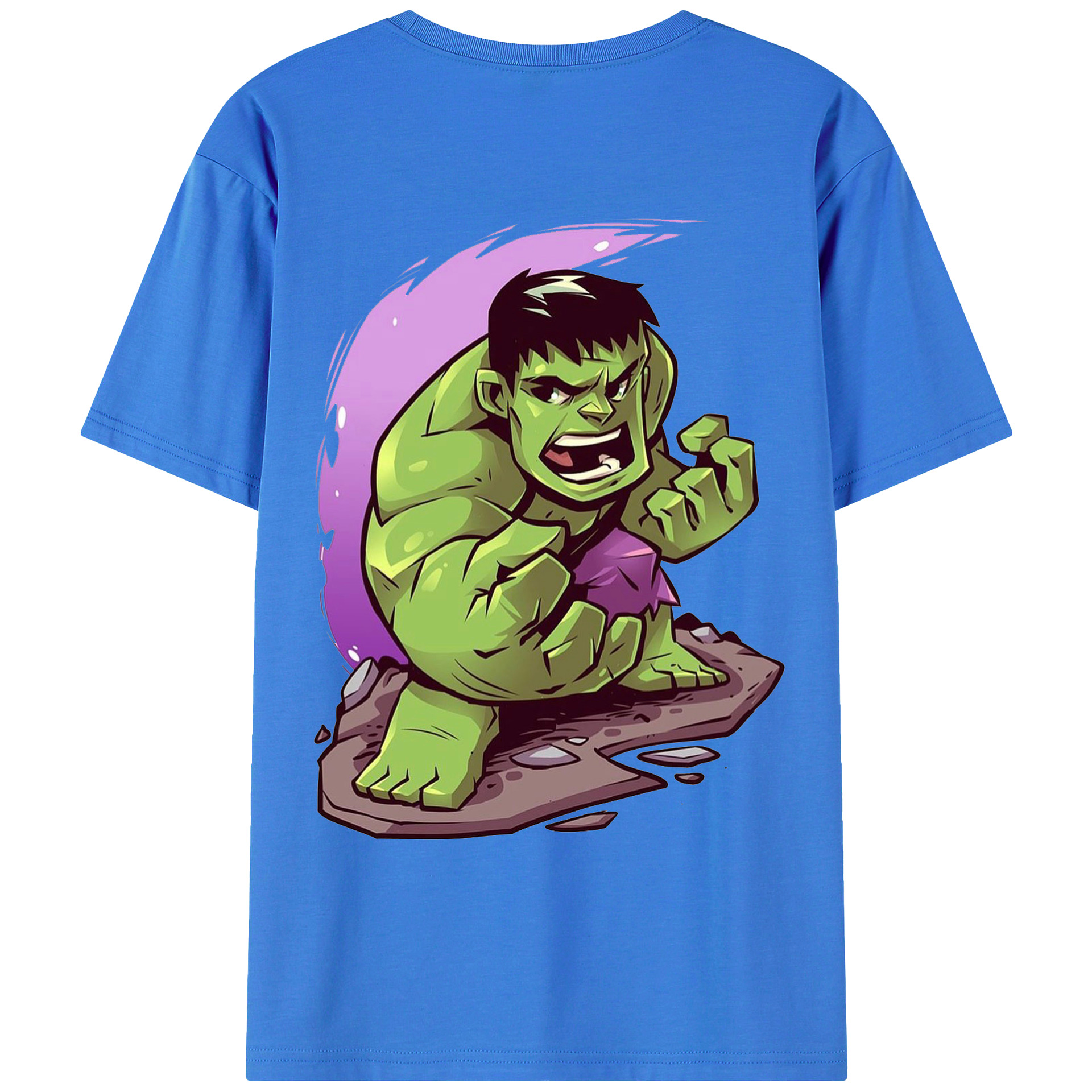 （画像用） アベンジャーズ The Avengers 綿100％ メンズ半袖Tシャツ（バックプリント） 通気性