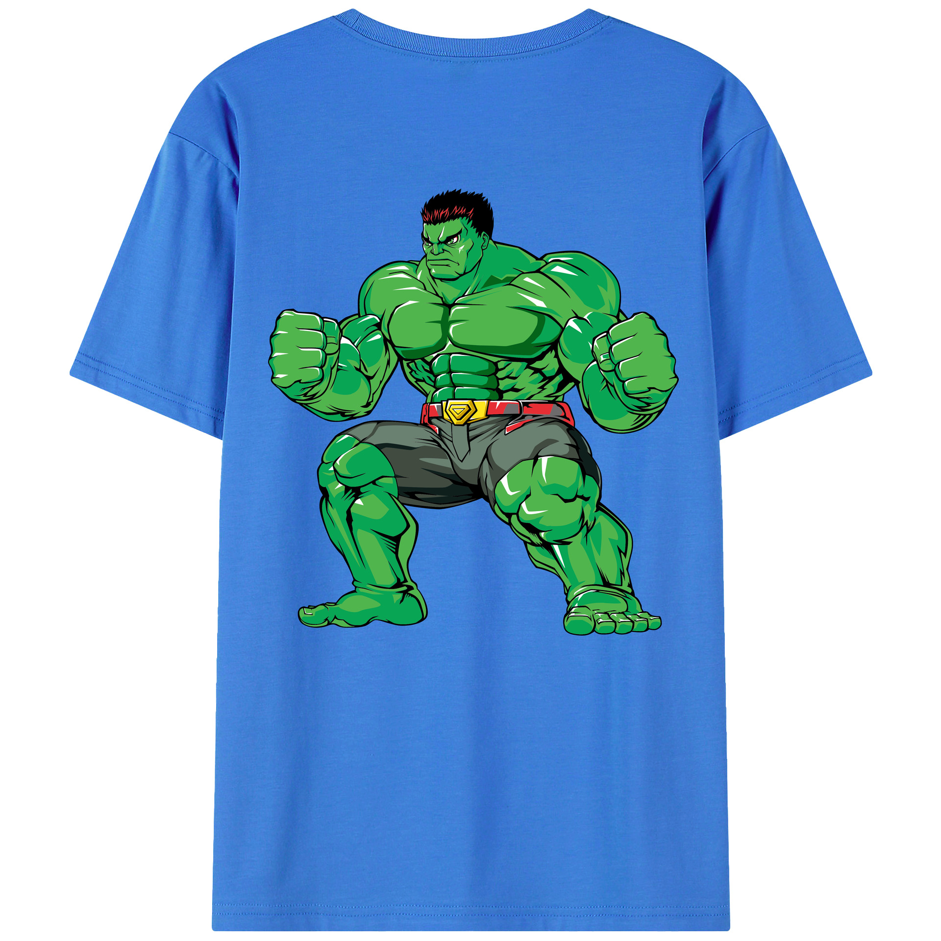 （画像用） アベンジャーズ The Avengers 綿100％ メンズ半袖Tシャツ（バックプリント） 通気性