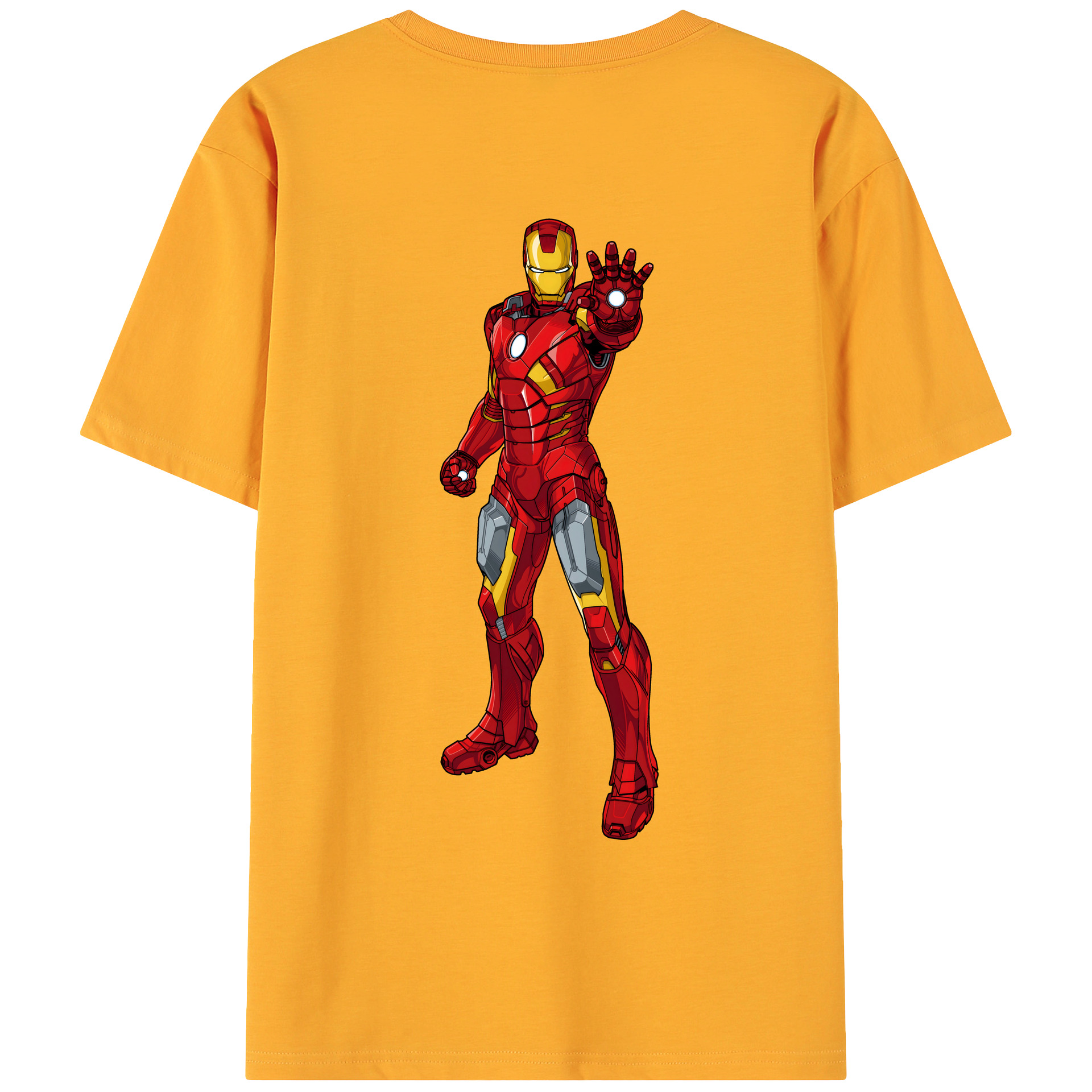 （画像用） アベンジャーズ The Avengers 綿100％ メンズ半袖Tシャツ（バックプリント） 通気性