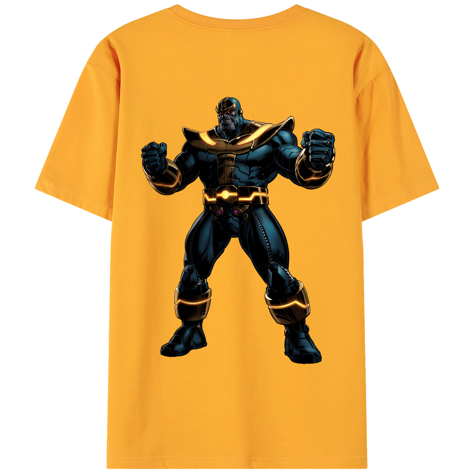 （画像用） アベンジャーズ The Avengers 綿100％ メンズ半袖Tシャツ（バックプリント） 通気性