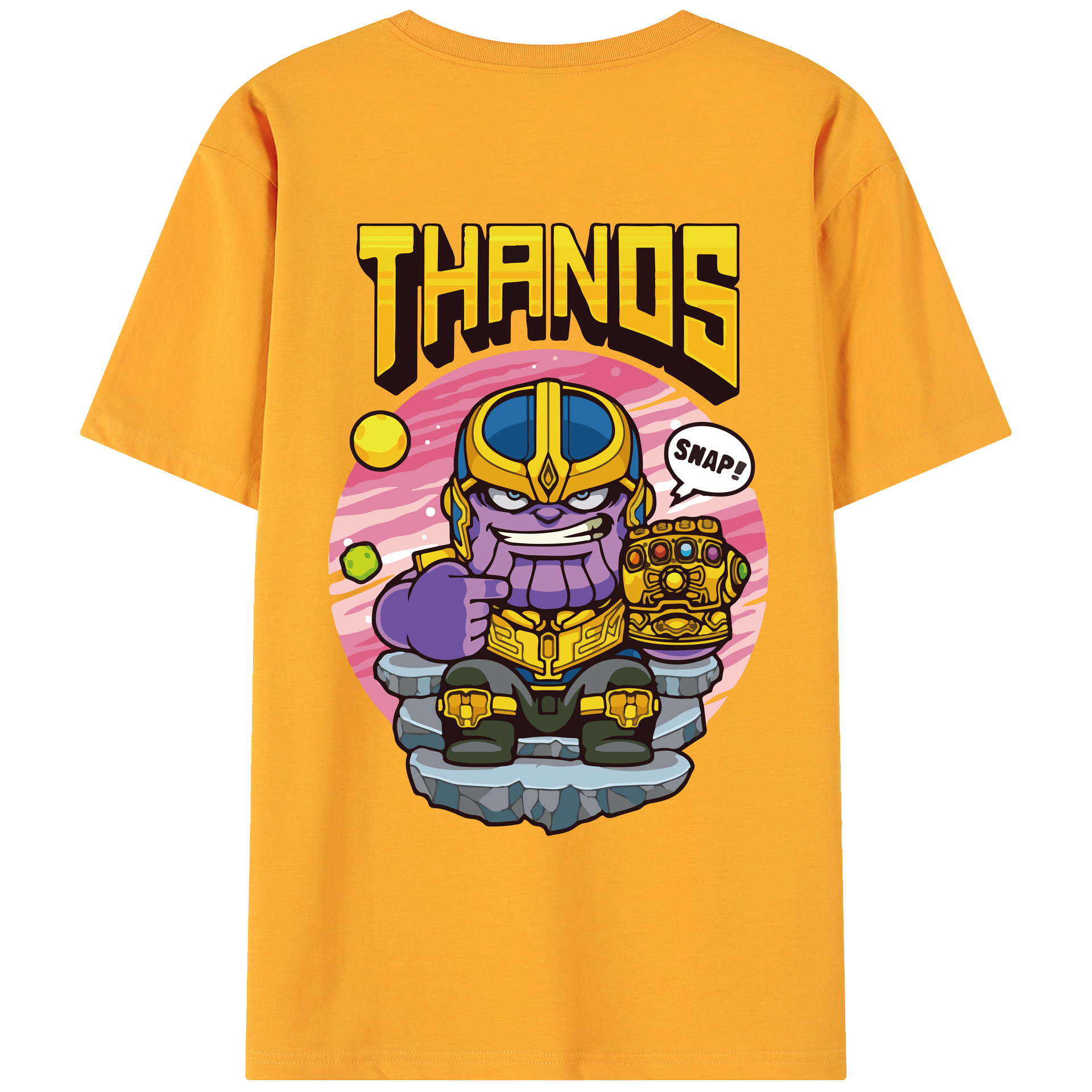 （画像用） アベンジャーズ The Avengers 綿100％ メンズ半袖Tシャツ（バックプリント） 通気性