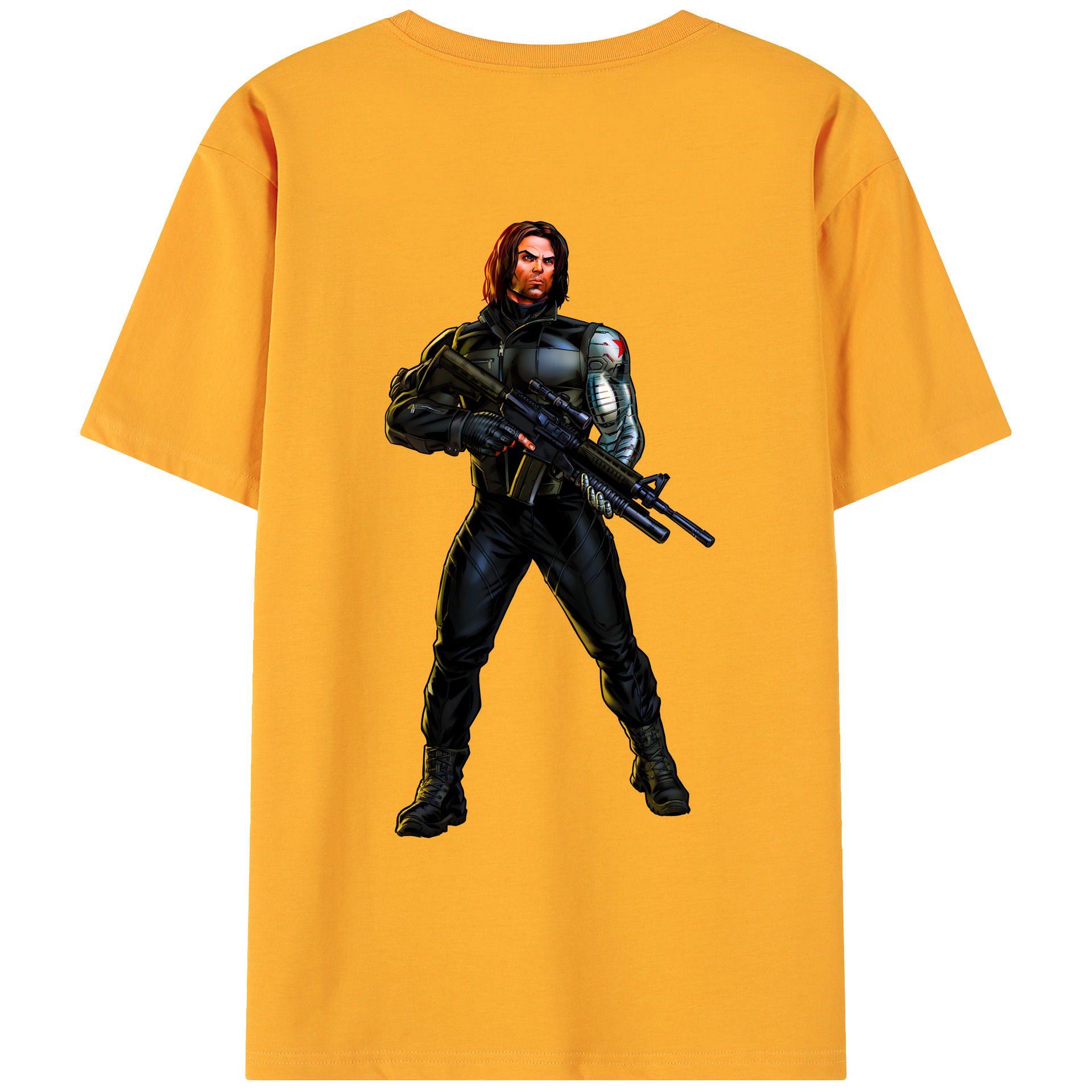 （画像用） アベンジャーズ The Avengers 綿100％ メンズ半袖Tシャツ（バックプリント） 通気性
