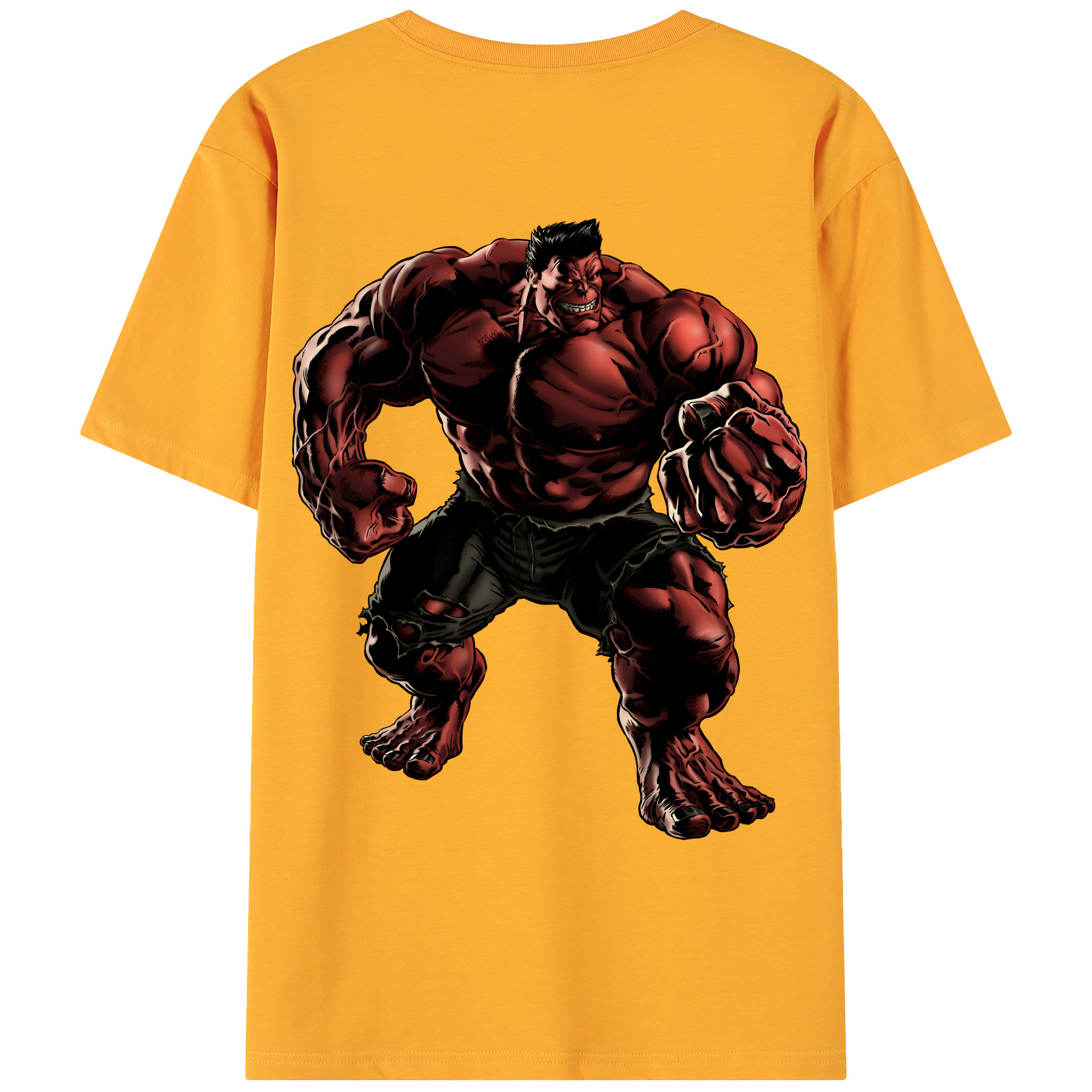 （画像用） アベンジャーズ The Avengers 綿100％ メンズ半袖Tシャツ（バックプリント） 通気性