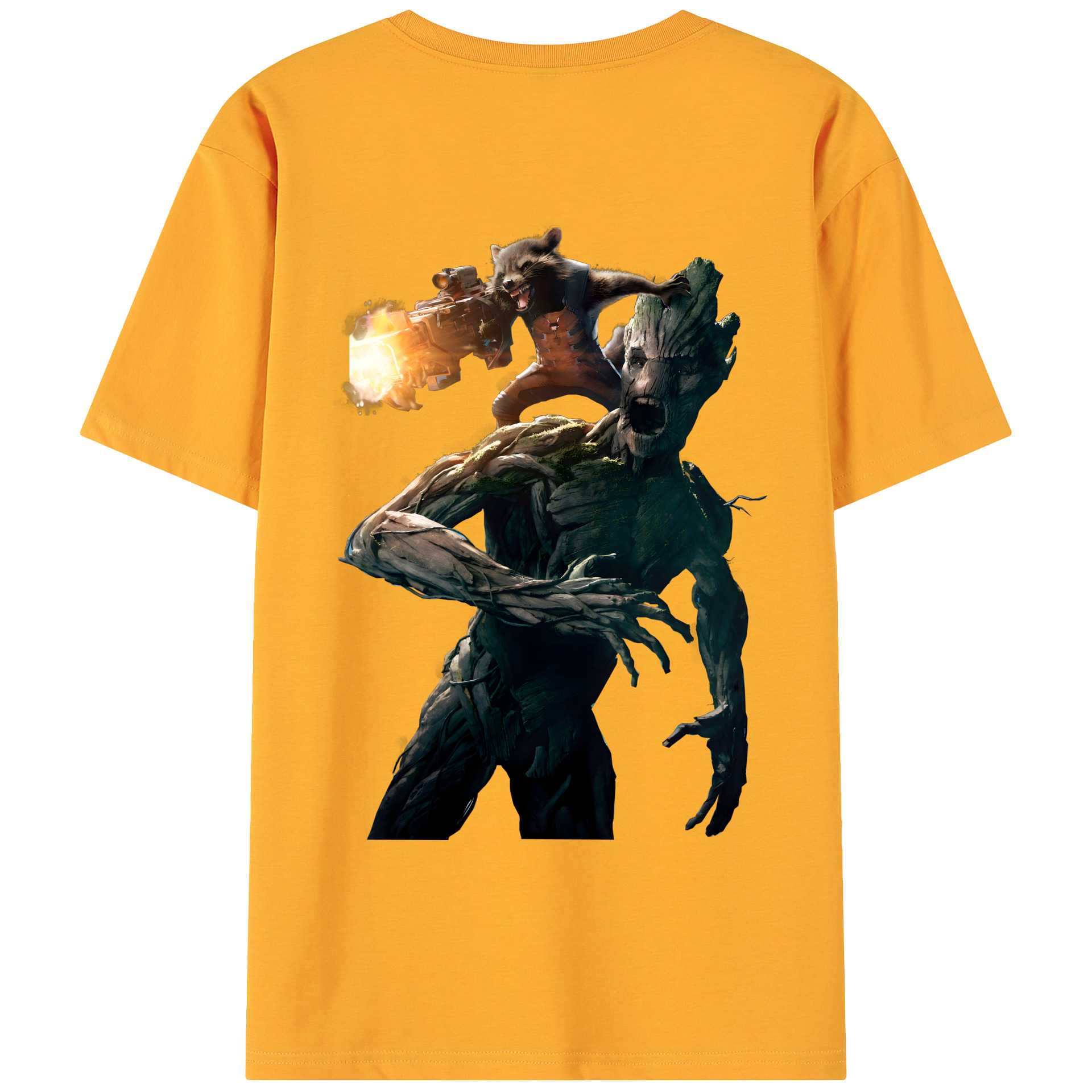 （画像用） アベンジャーズ The Avengers 綿100％ メンズ半袖Tシャツ（バックプリント） 通気性