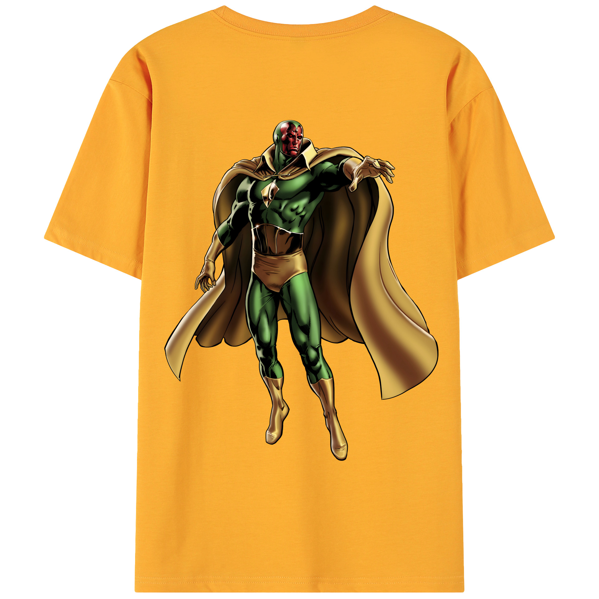 （画像用） アベンジャーズ The Avengers 綿100％ メンズ半袖Tシャツ（バックプリント） 通気性