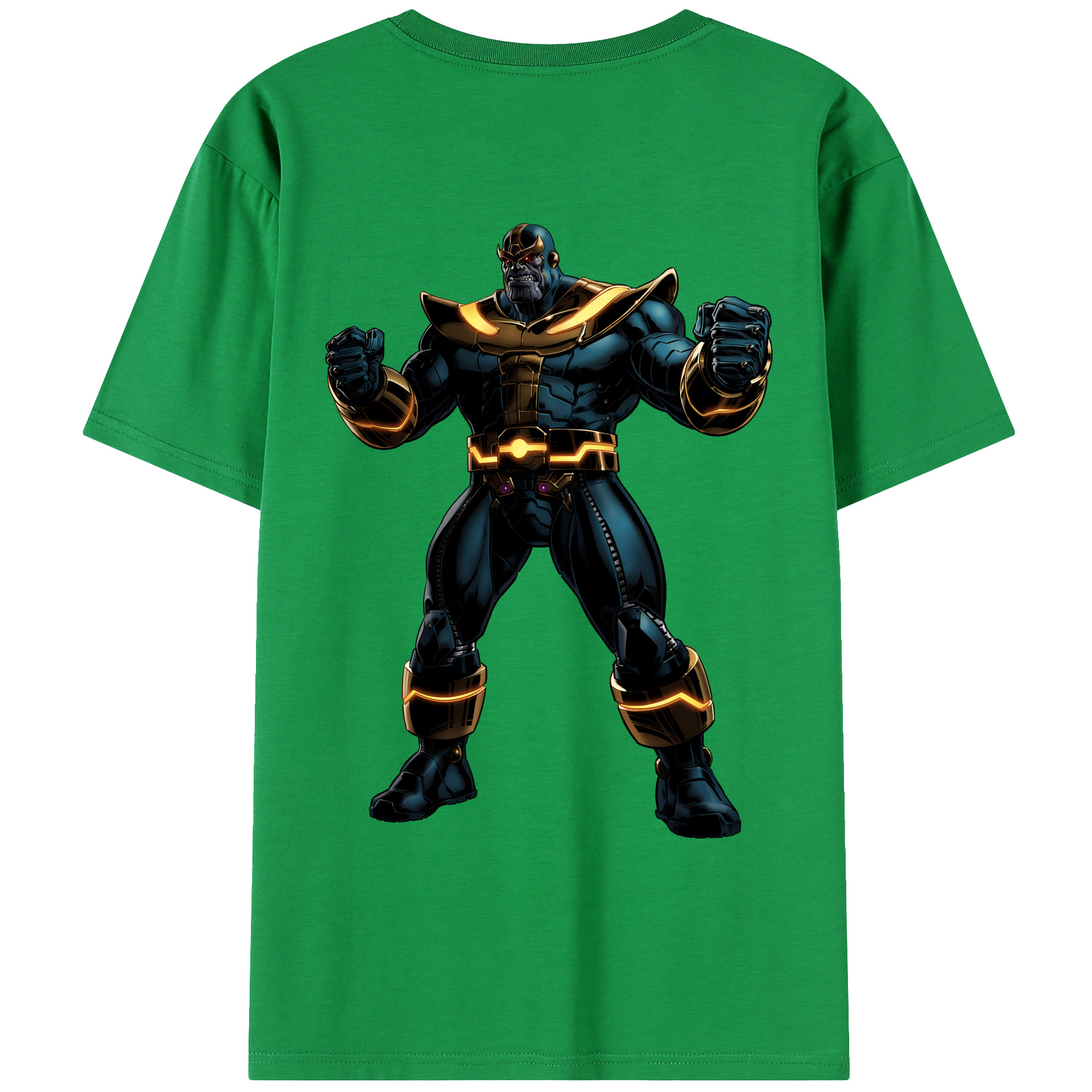 （画像用） アベンジャーズ The Avengers 綿100％ メンズ半袖Tシャツ（バックプリント） 通気性
