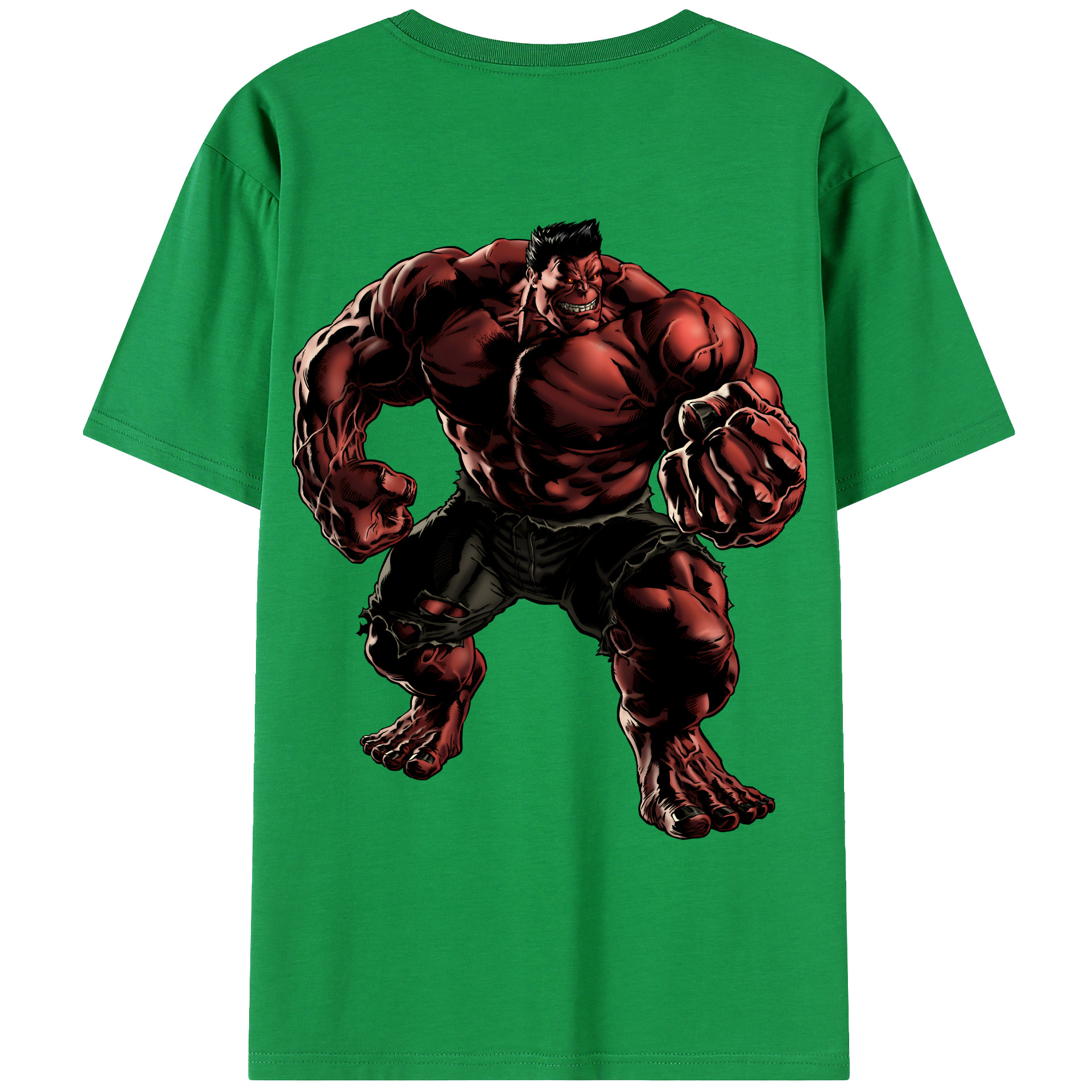 （画像用） アベンジャーズ The Avengers 綿100％ メンズ半袖Tシャツ（バックプリント） 通気性