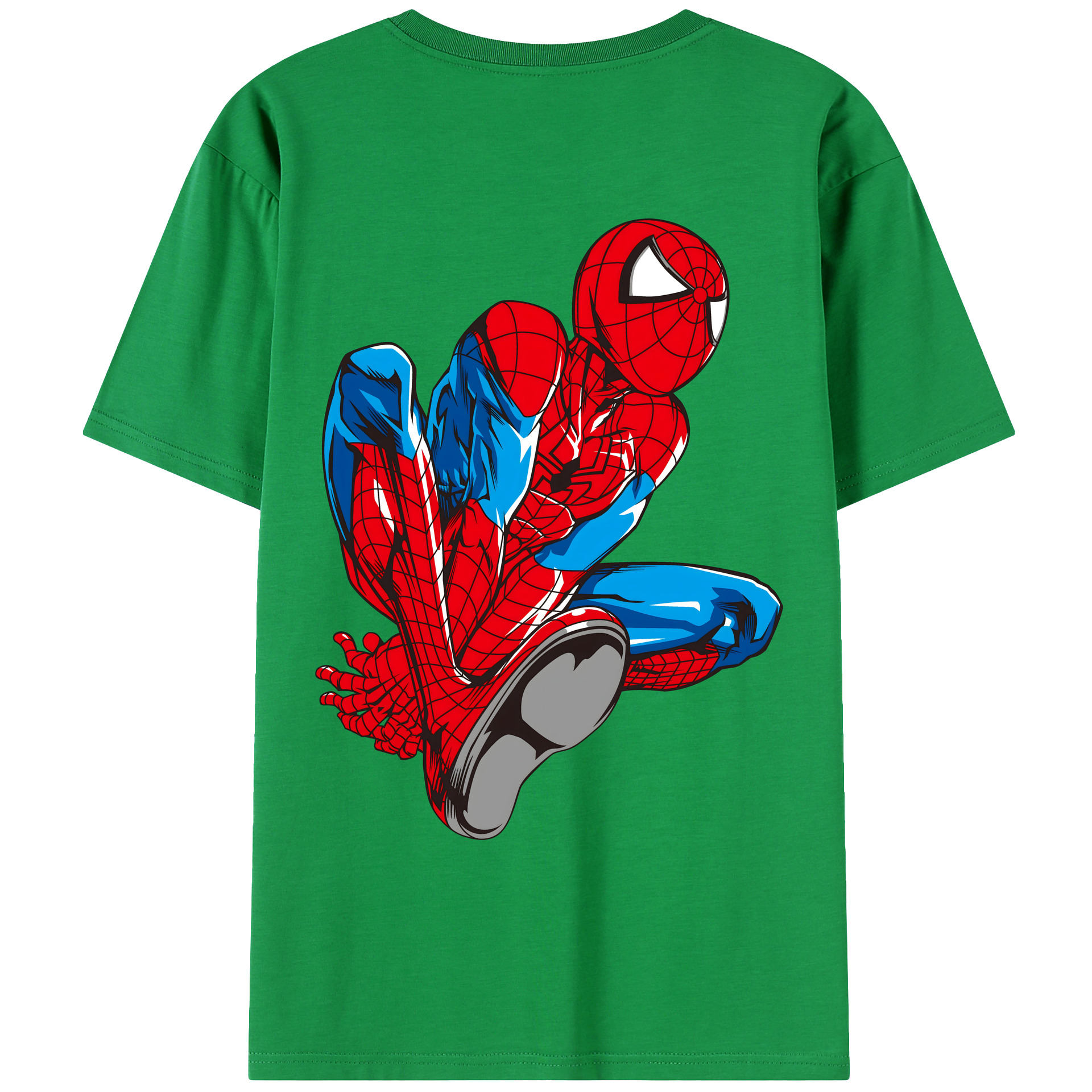 （画像用） アベンジャーズ The Avengers 綿100％ メンズ半袖Tシャツ（バックプリント） 通気性