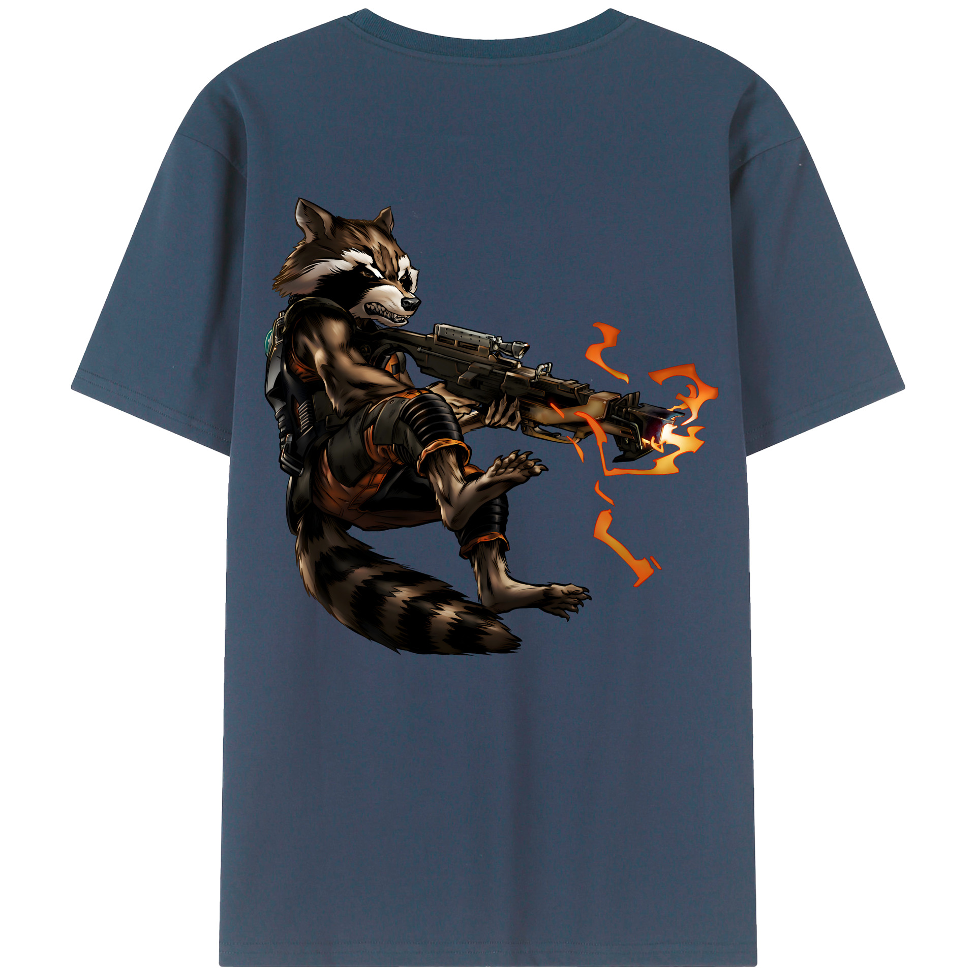 （画像用） アベンジャーズ The Avengers 綿100％ メンズ半袖Tシャツ（バックプリント） 通気性