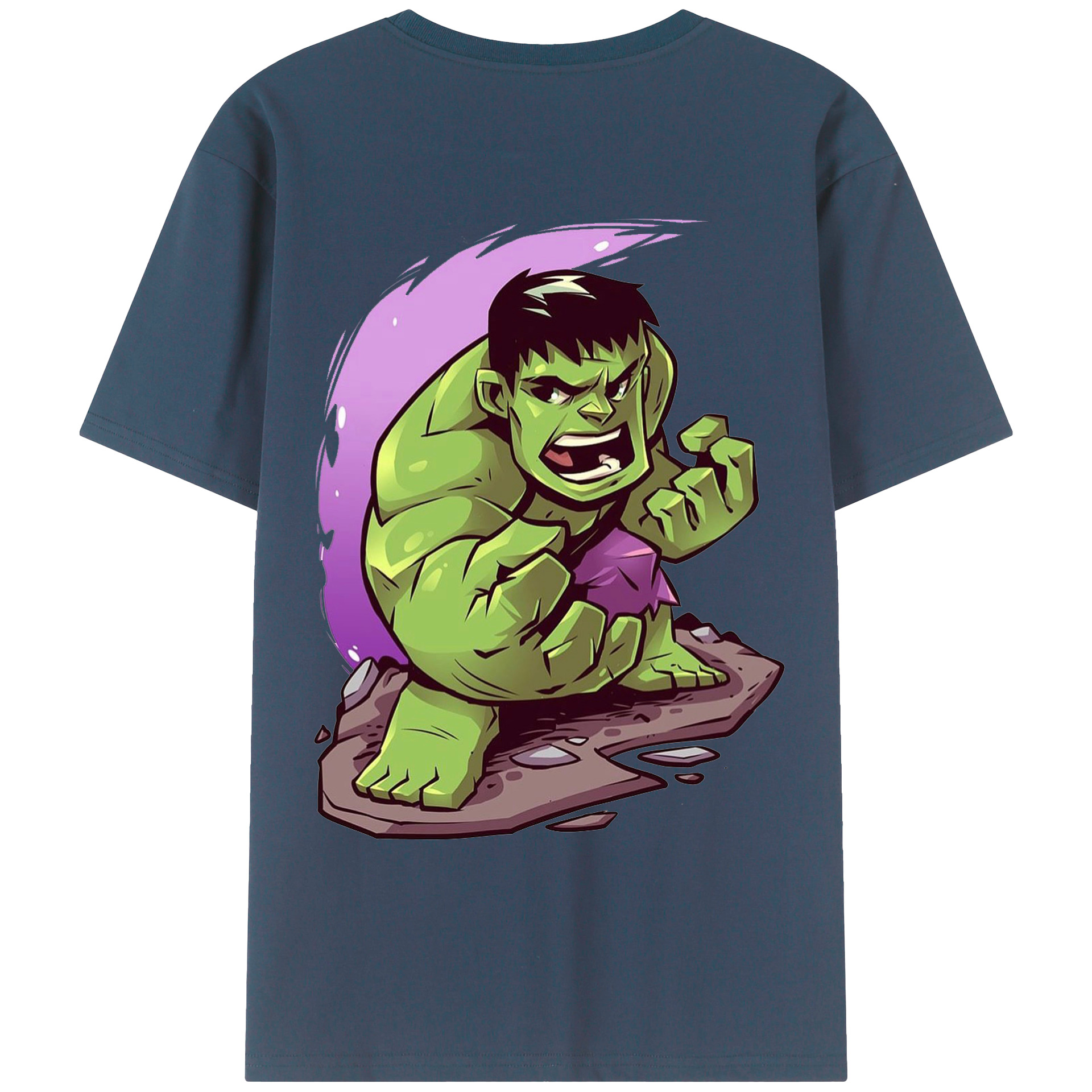 （画像用） アベンジャーズ The Avengers 綿100％ メンズ半袖Tシャツ（バックプリント） 通気性