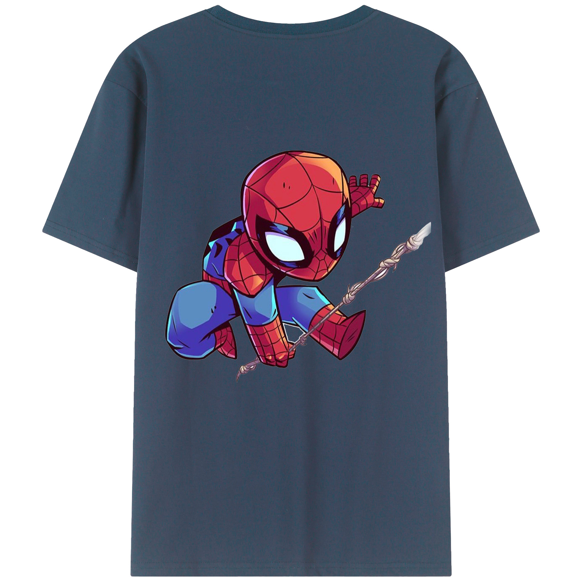 （画像用） アベンジャーズ The Avengers 綿100％ メンズ半袖Tシャツ（バックプリント） 通気性