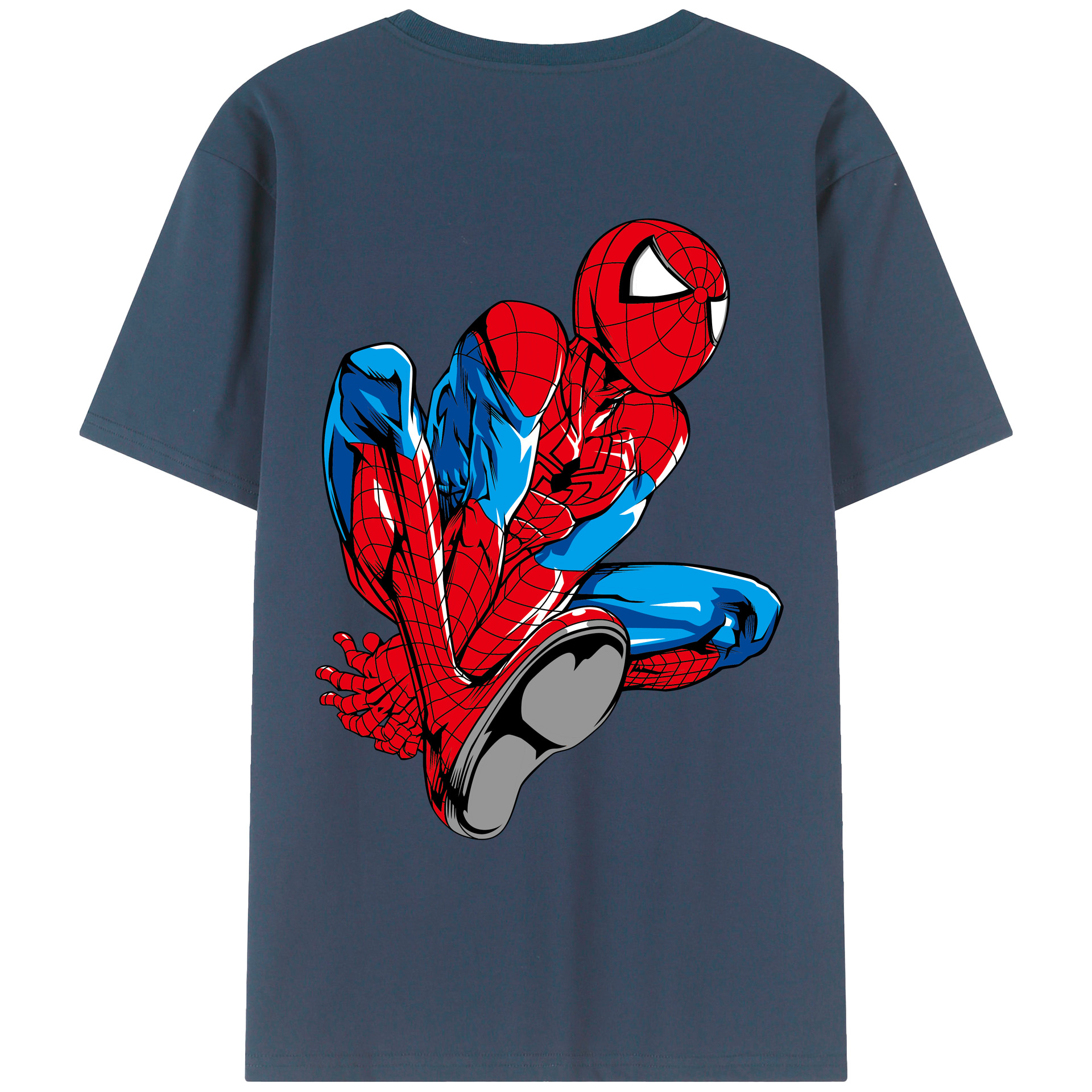 （画像用） アベンジャーズ The Avengers 綿100％ メンズ半袖Tシャツ（バックプリント） 通気性