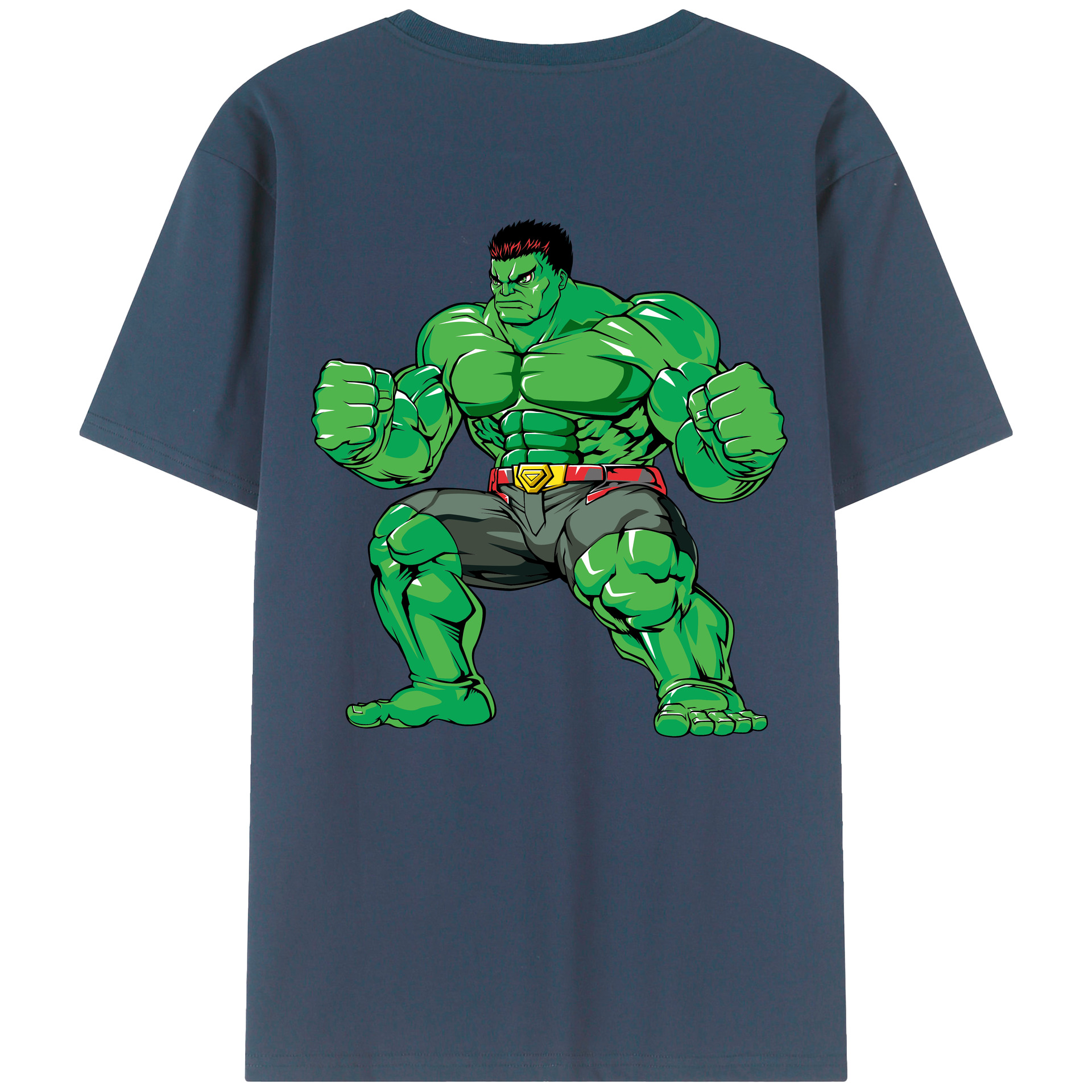 （画像用） アベンジャーズ The Avengers 綿100％ メンズ半袖Tシャツ（バックプリント） 通気性