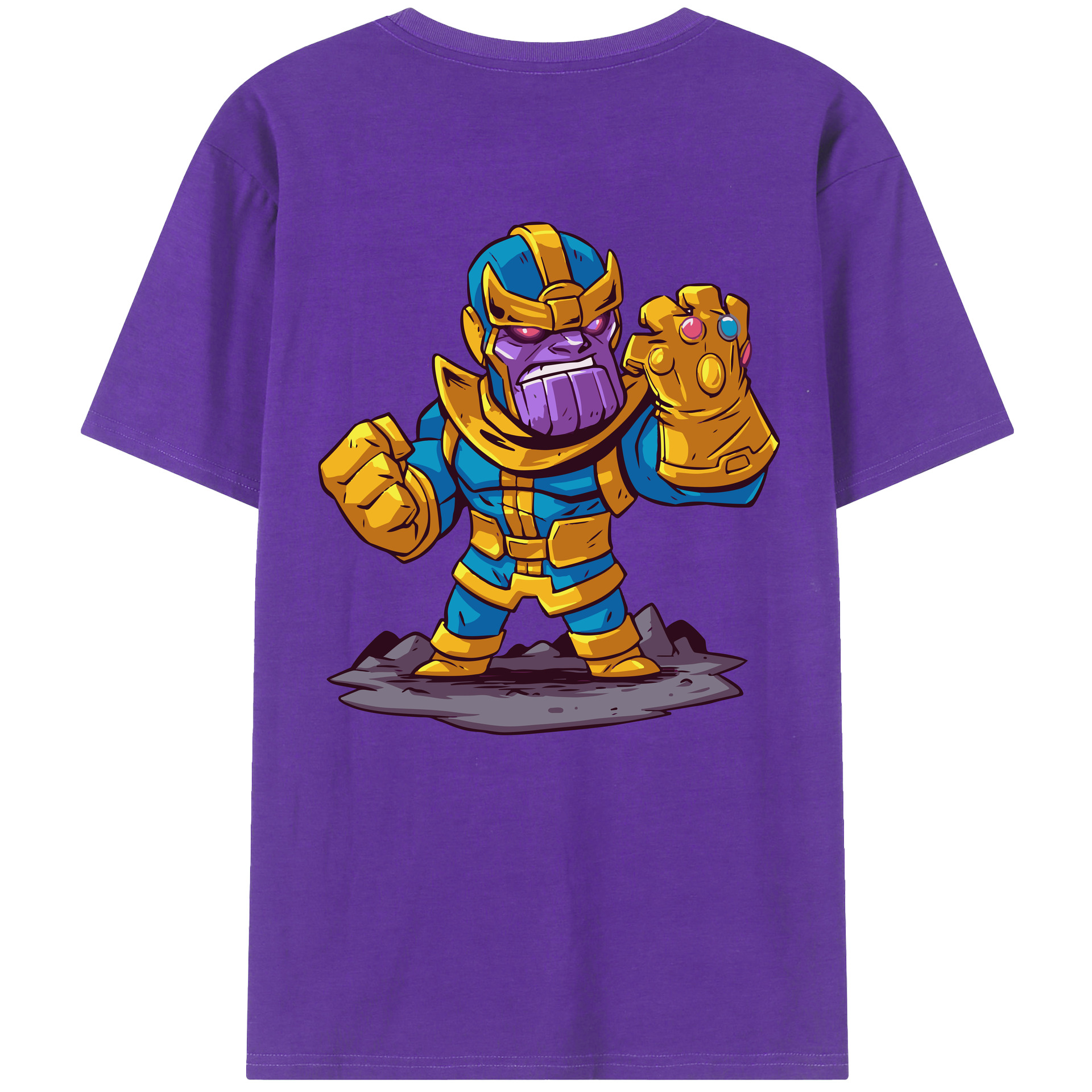 （画像用） アベンジャーズ The Avengers 綿100％ メンズ半袖Tシャツ（バックプリント） 通気性