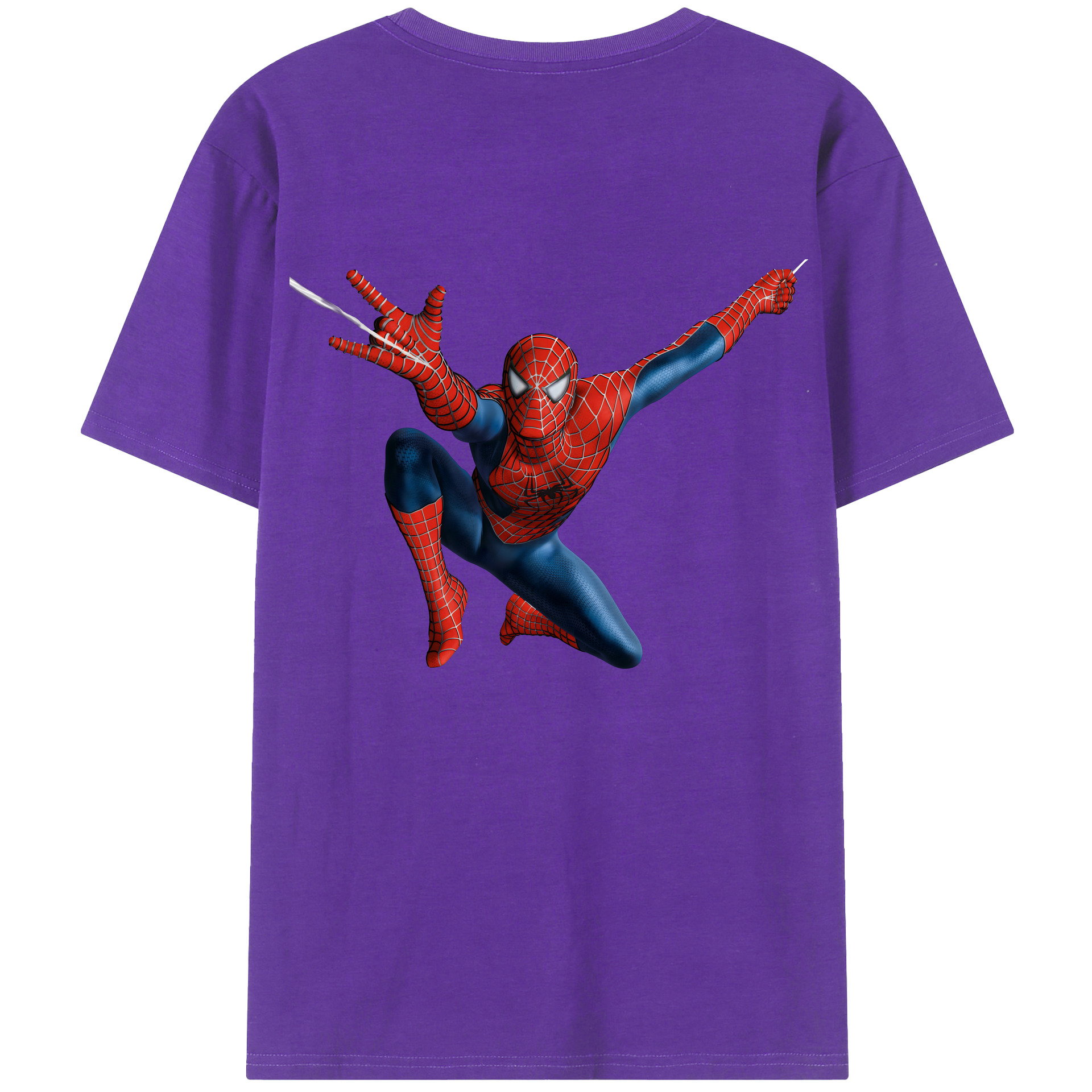 （画像用） アベンジャーズ The Avengers 綿100％ メンズ半袖Tシャツ（バックプリント） 通気性