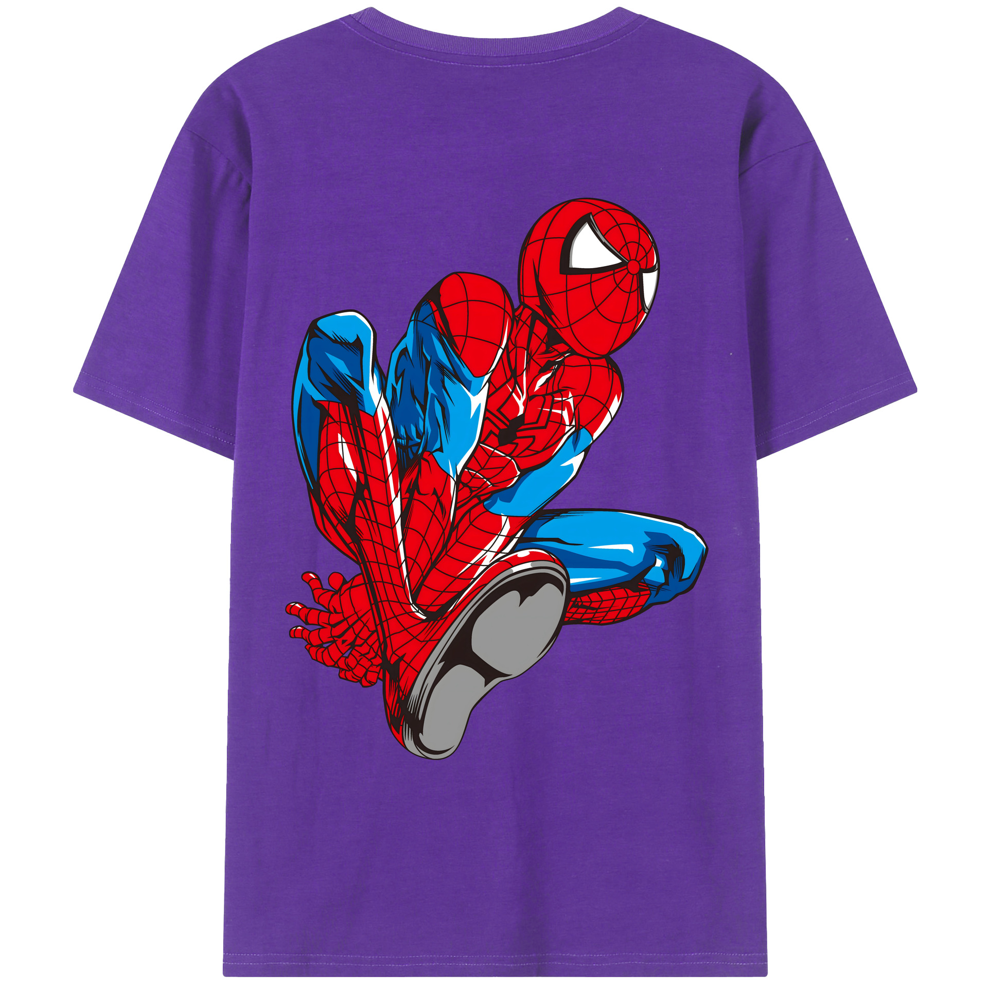 （画像用） アベンジャーズ The Avengers 綿100％ メンズ半袖Tシャツ（バックプリント） 通気性