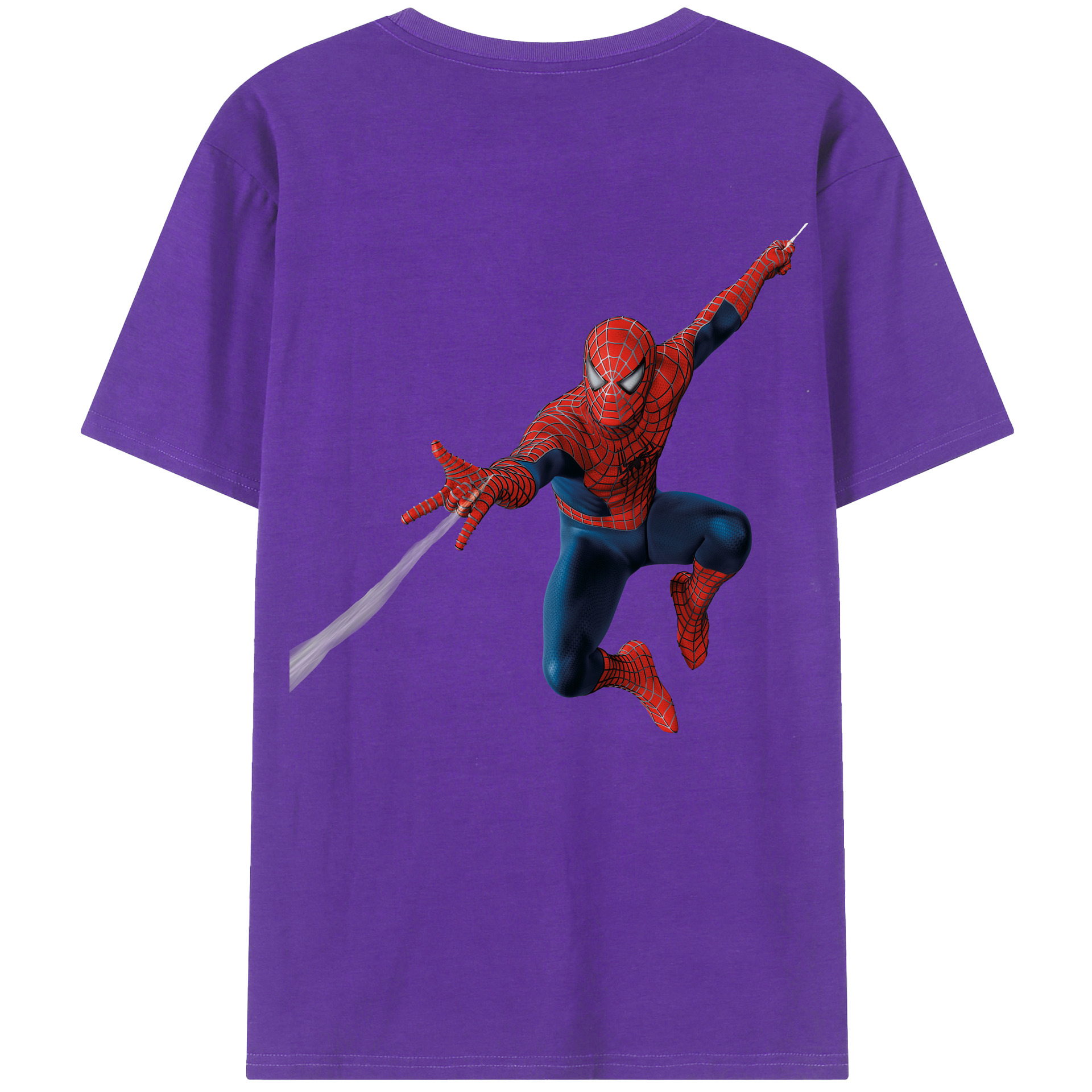 （画像用） アベンジャーズ The Avengers 綿100％ メンズ半袖Tシャツ（バックプリント） 通気性