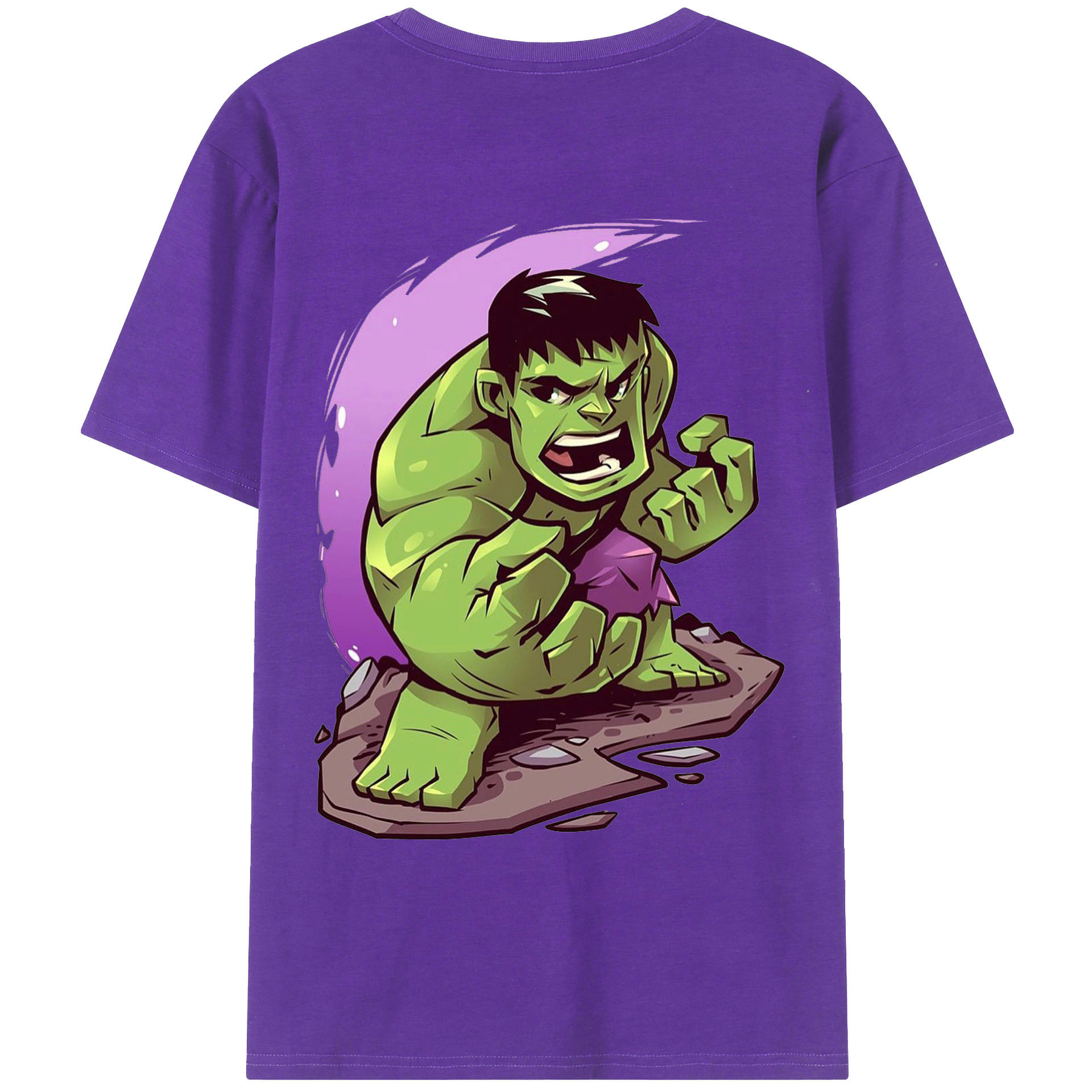 （画像用） アベンジャーズ The Avengers 綿100％ メンズ半袖Tシャツ（バックプリント） 通気性