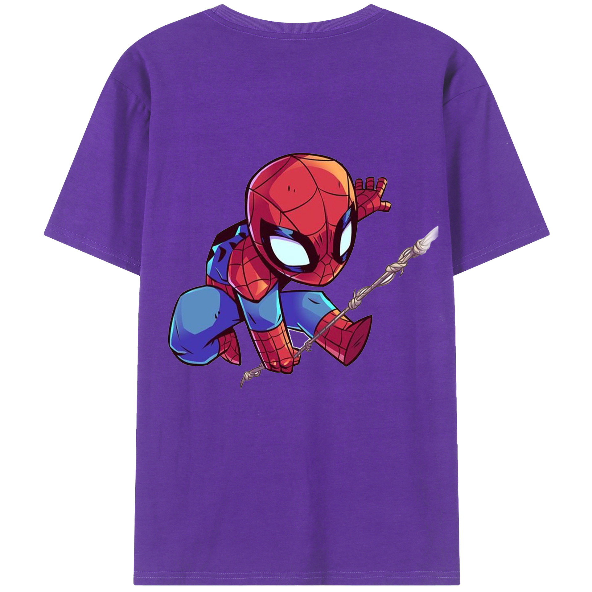 （画像用） アベンジャーズ The Avengers 綿100％ メンズ半袖Tシャツ（バックプリント） 通気性