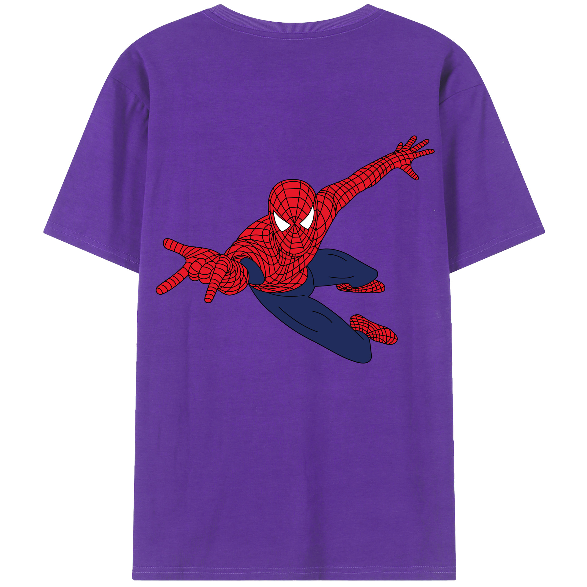 （画像用） アベンジャーズ The Avengers 綿100％ メンズ半袖Tシャツ（バックプリント） 通気性