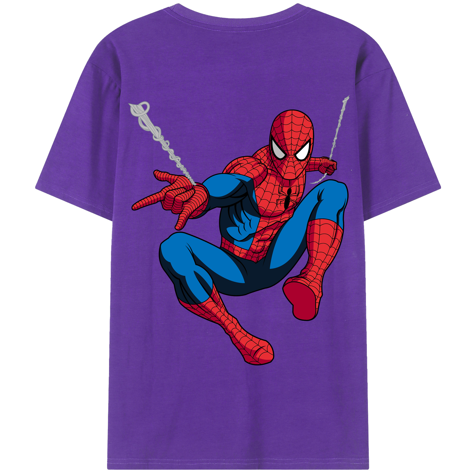 （画像用） アベンジャーズ The Avengers 綿100％ メンズ半袖Tシャツ（バックプリント） 通気性