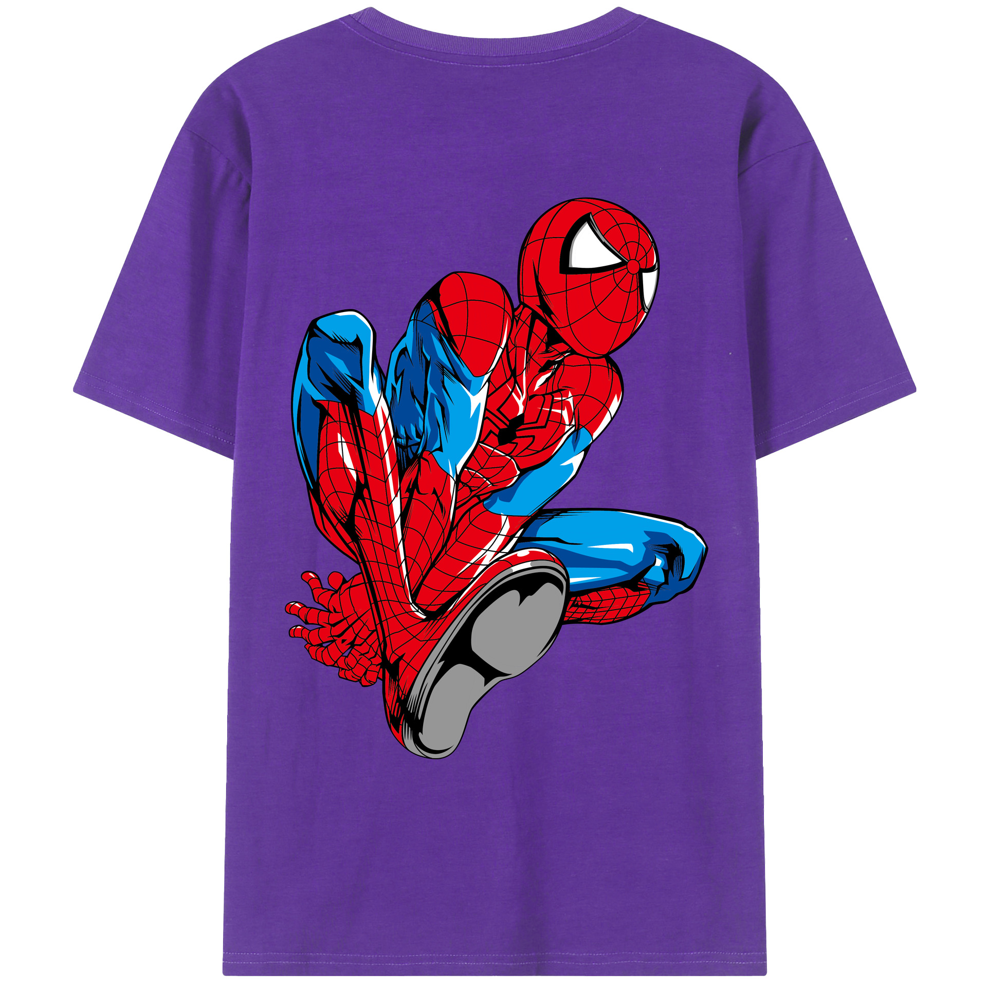 （画像用） アベンジャーズ The Avengers 綿100％ メンズ半袖Tシャツ（バックプリント） 通気性