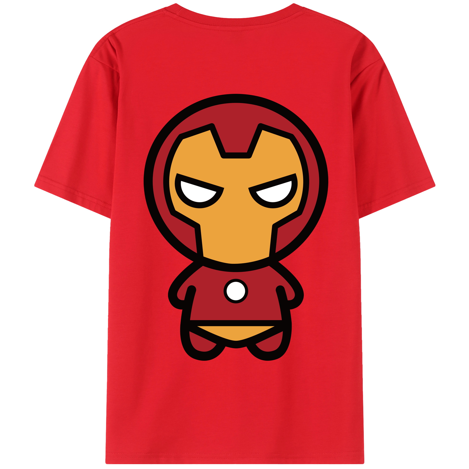 （画像用） アベンジャーズ The Avengers 綿100％ メンズ半袖Tシャツ（バックプリント） 通気性
