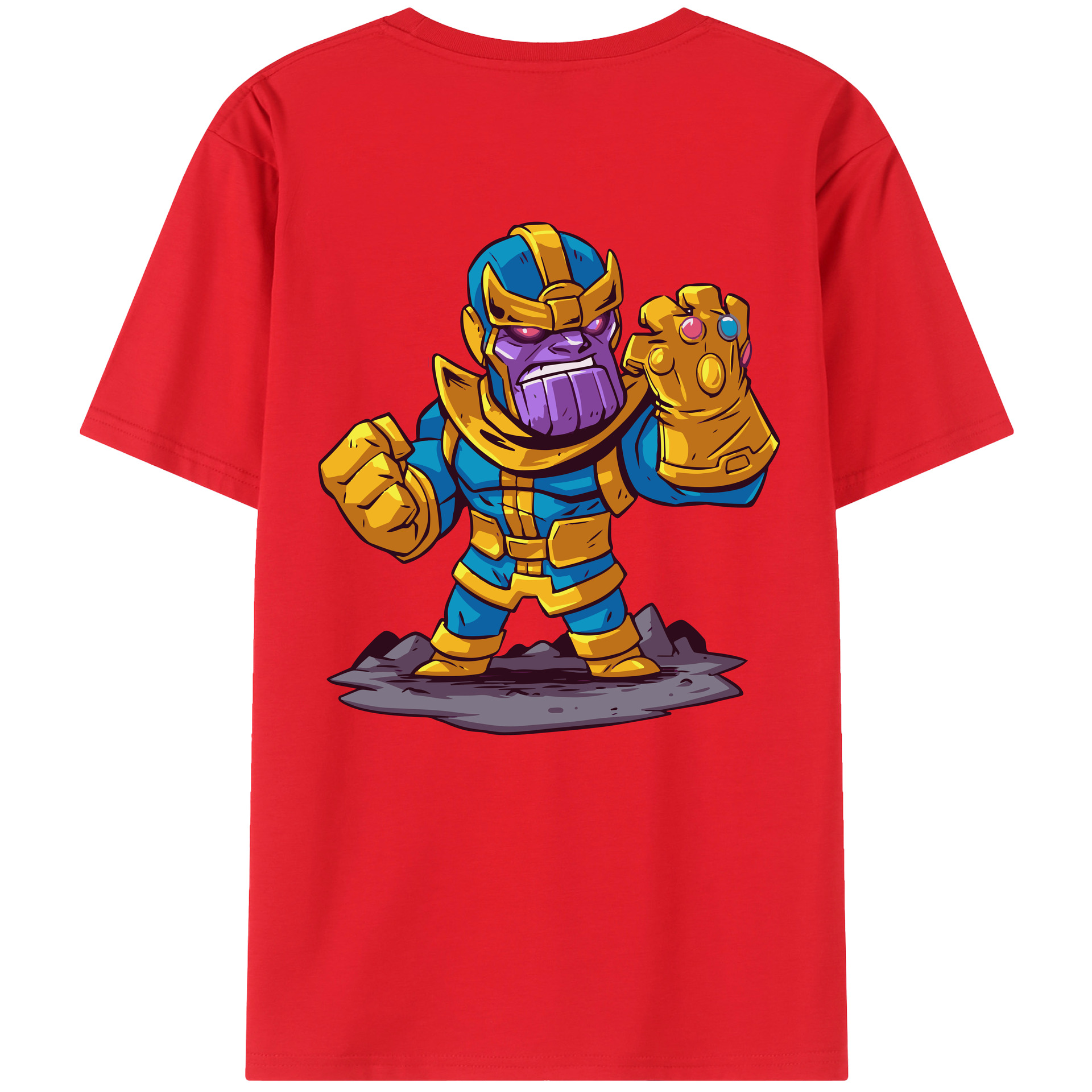 （画像用） アベンジャーズ The Avengers 綿100％ メンズ半袖Tシャツ（バックプリント） 通気性