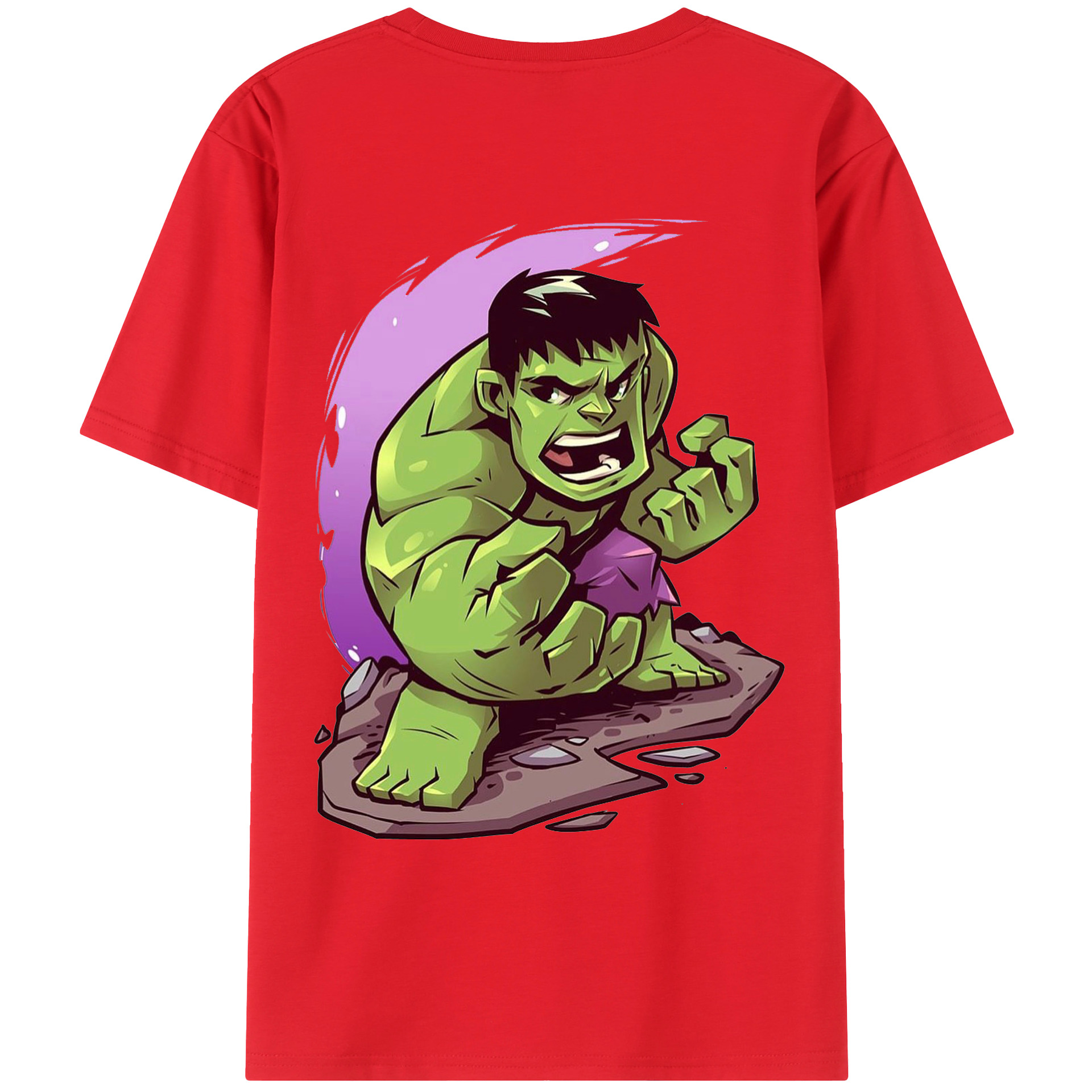 （画像用） アベンジャーズ The Avengers 綿100％ メンズ半袖Tシャツ（バックプリント） 通気性
