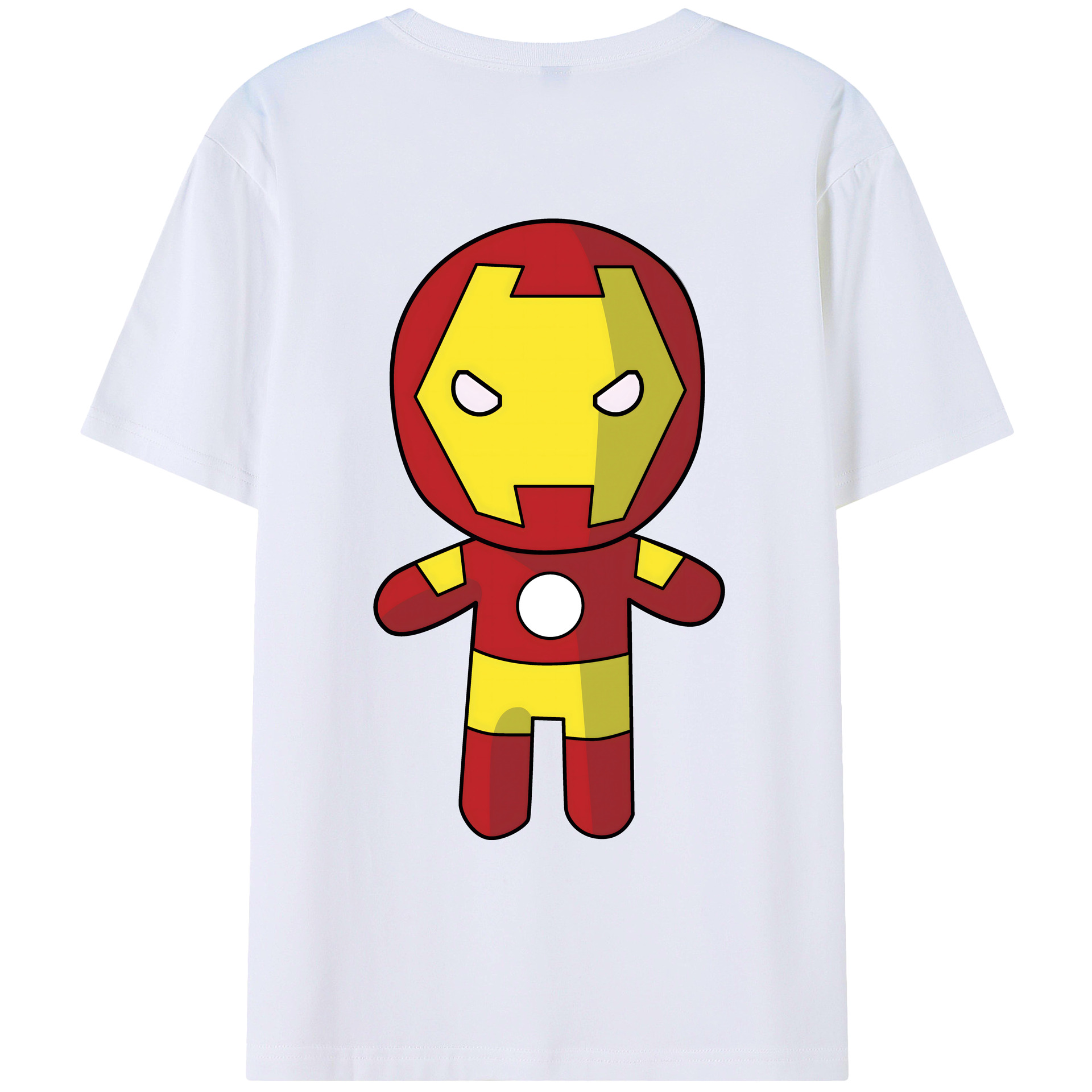 （画像用） アベンジャーズ The Avengers 綿100％ メンズ半袖Tシャツ（バックプリント） 通気性