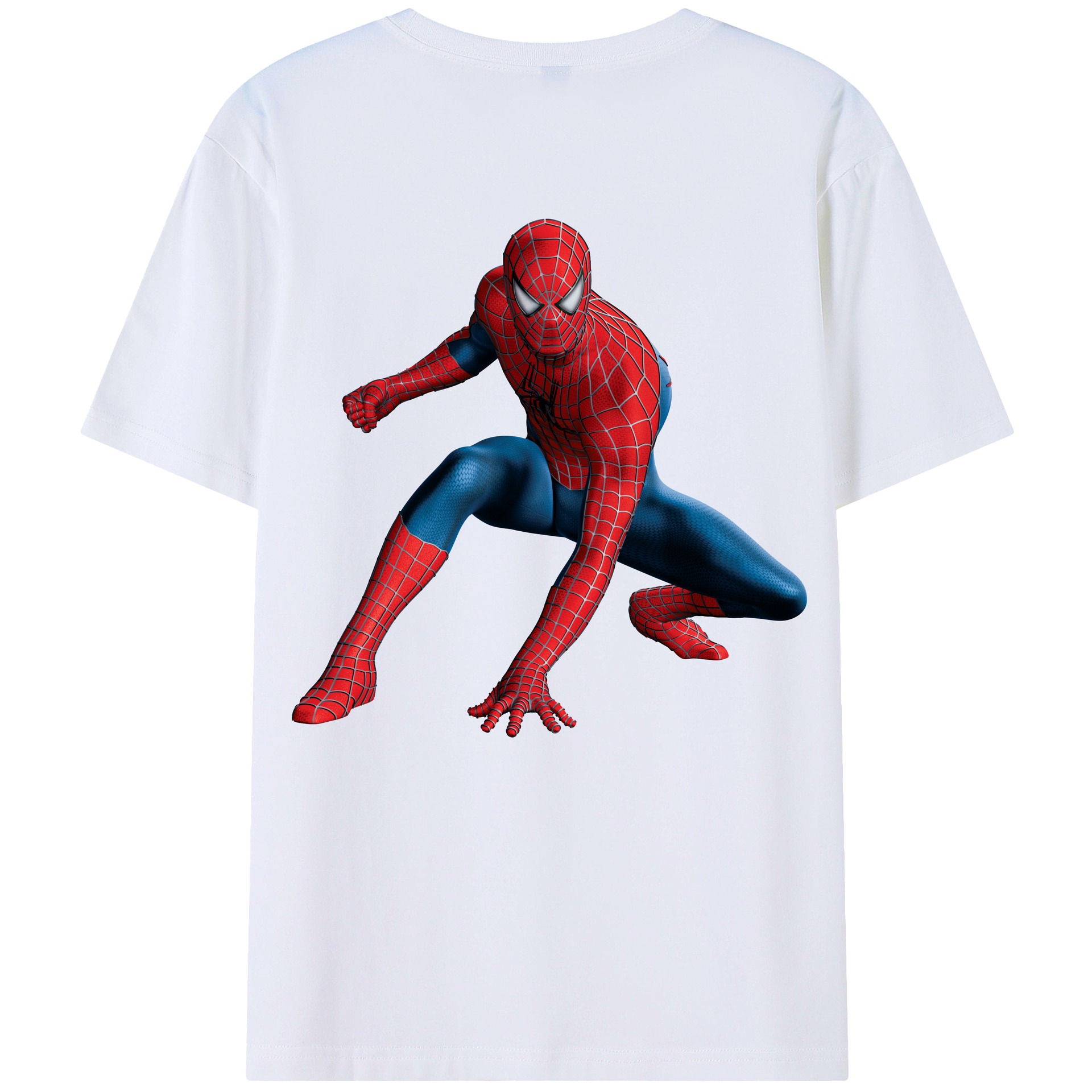 （画像用） アベンジャーズ The Avengers 綿100％ メンズ半袖Tシャツ（バックプリント） 通気性