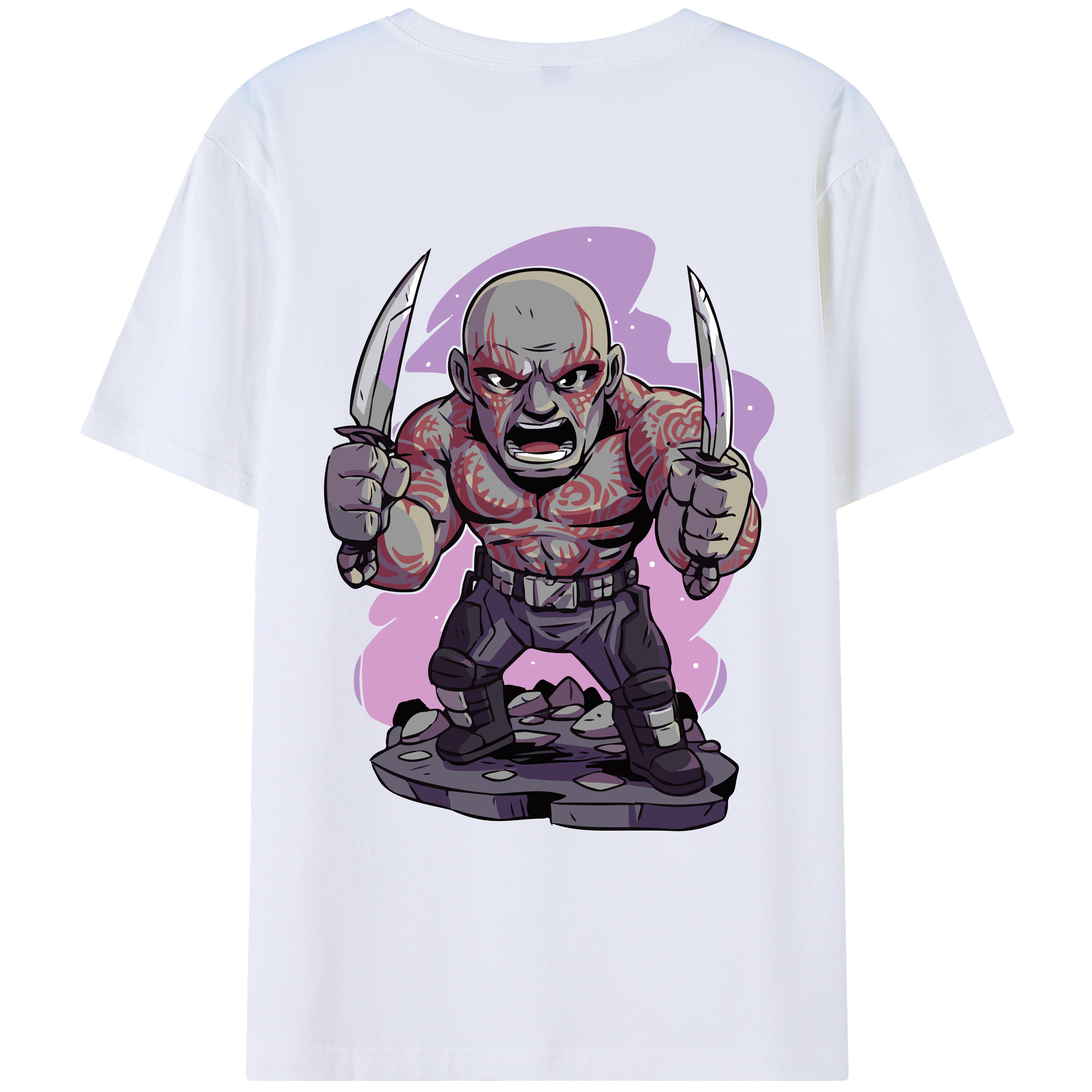 （画像用） アベンジャーズ The Avengers 綿100％ メンズ半袖Tシャツ（バックプリント） 通気性