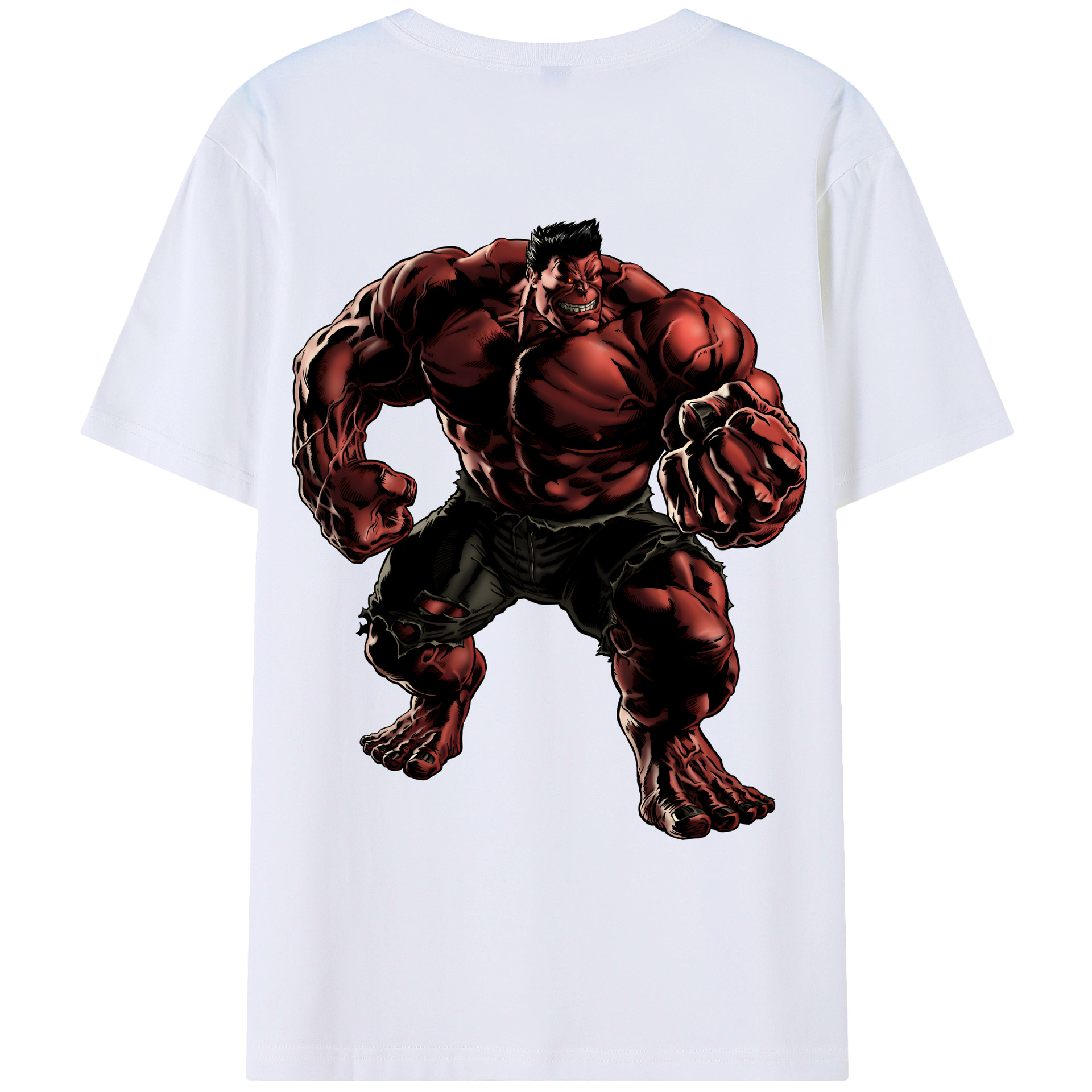 （画像用） アベンジャーズ The Avengers 綿100％ メンズ半袖Tシャツ（バックプリント） 通気性