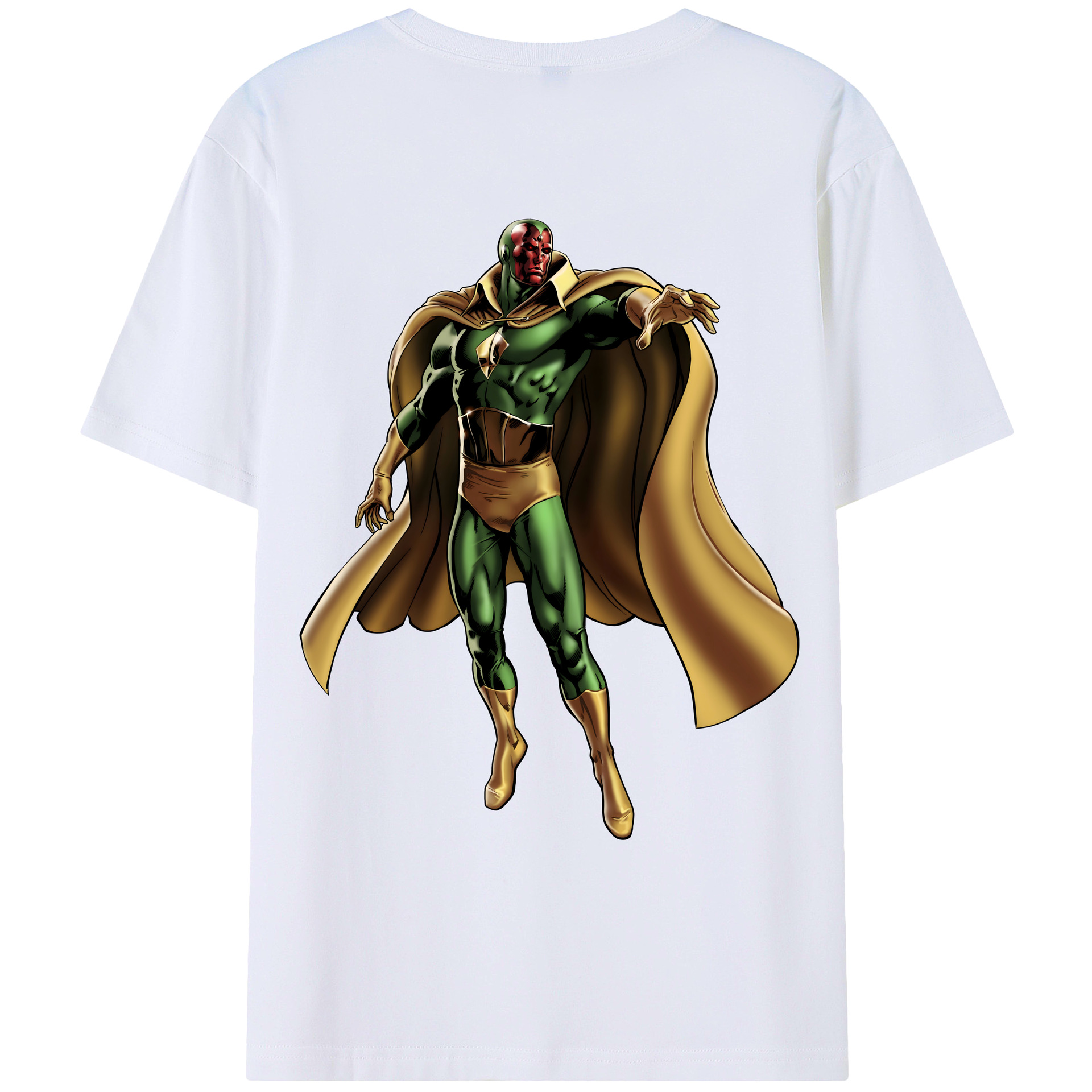（画像用） アベンジャーズ The Avengers 綿100％ メンズ半袖Tシャツ（バックプリント） 通気性