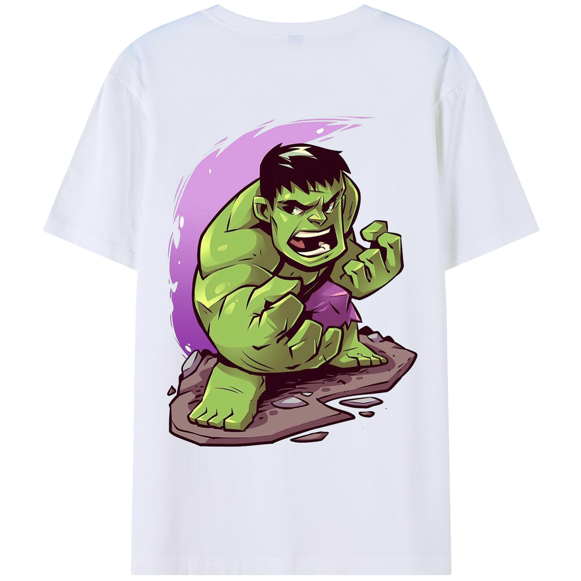 （画像用） アベンジャーズ The Avengers 綿100％ メンズ半袖Tシャツ（バックプリント） 通気性