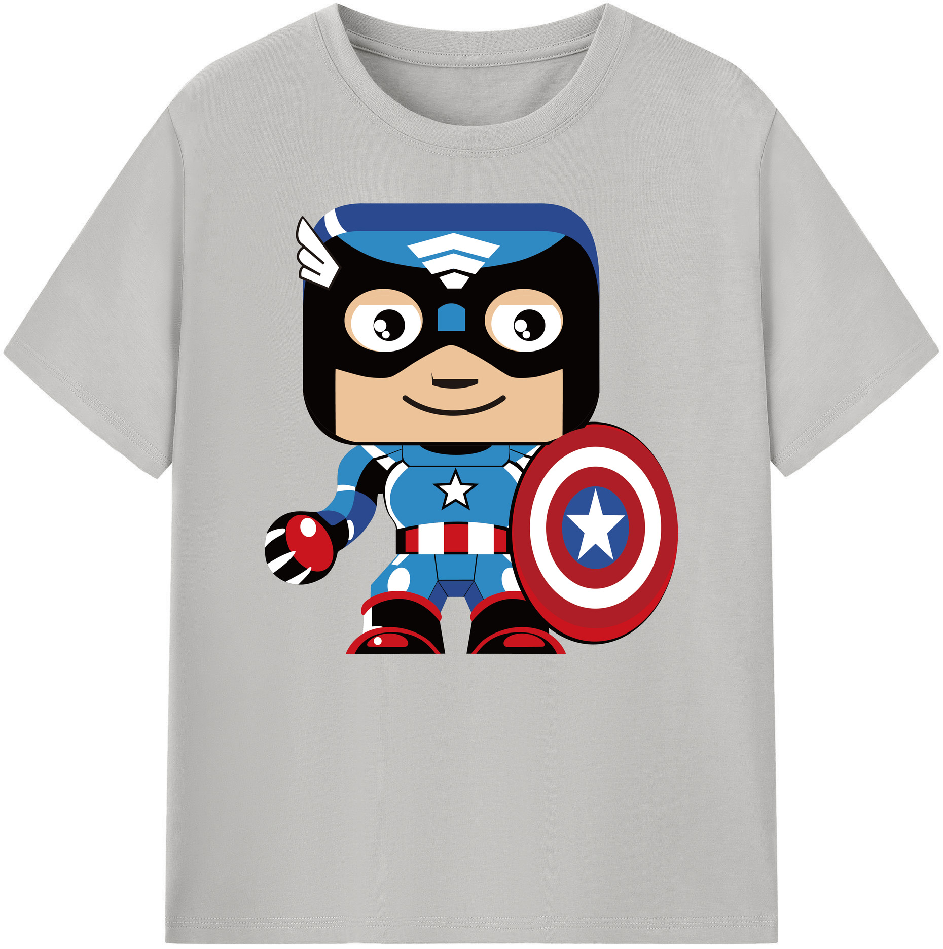 （画像用） アベンジャーズ The Avengers 綿100％ メンズ半袖Tシャツ｜肌触りやわらか＆通気性