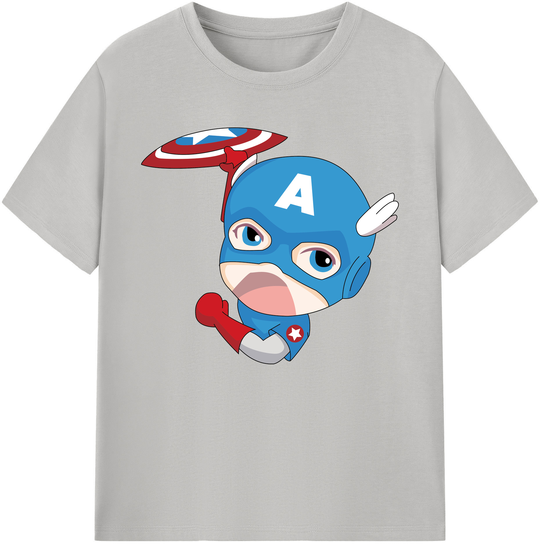 （画像用） アベンジャーズ The Avengers 綿100％ メンズ半袖Tシャツ｜肌触りやわらか＆通気性