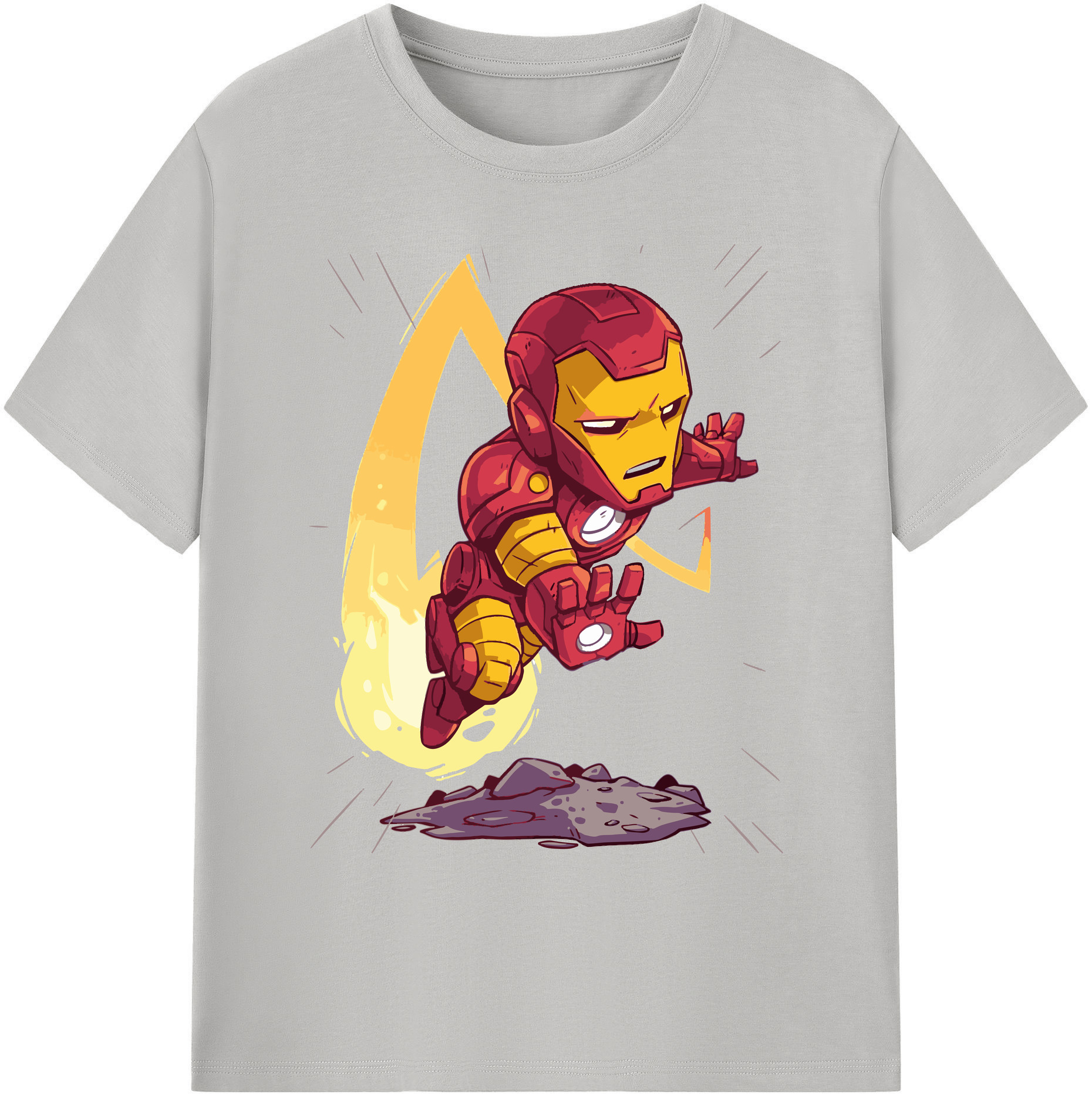 （画像用） アベンジャーズ The Avengers 綿100％ メンズ半袖Tシャツ｜肌触りやわらか＆通気性