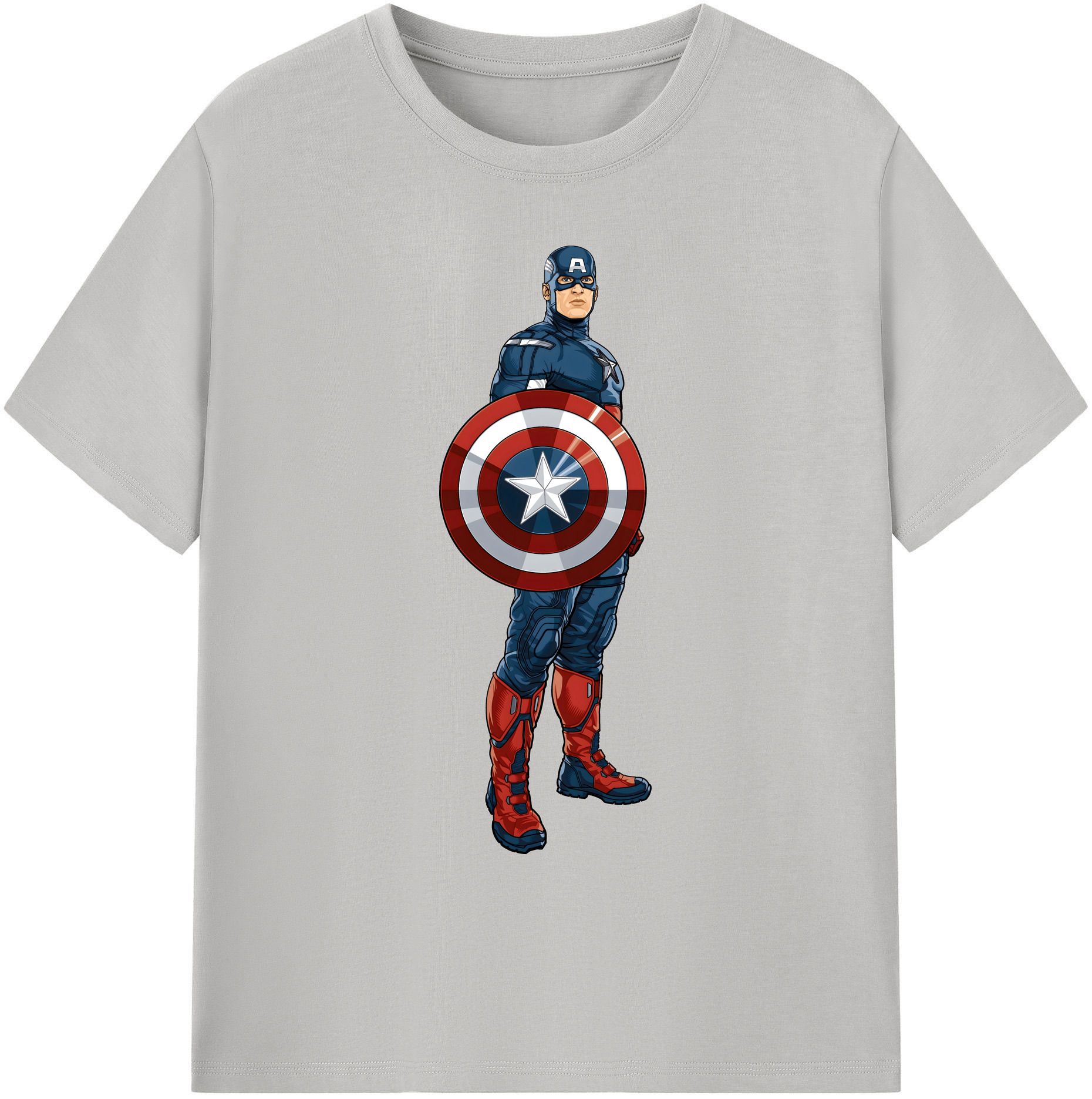 （画像用） アベンジャーズ The Avengers 綿100％ メンズ半袖Tシャツ｜肌触りやわらか＆通気性