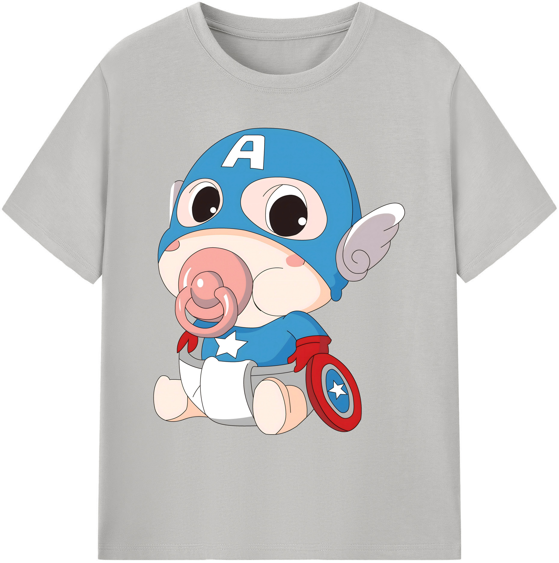 （画像用） アベンジャーズ The Avengers 綿100％ メンズ半袖Tシャツ｜肌触りやわらか＆通気性