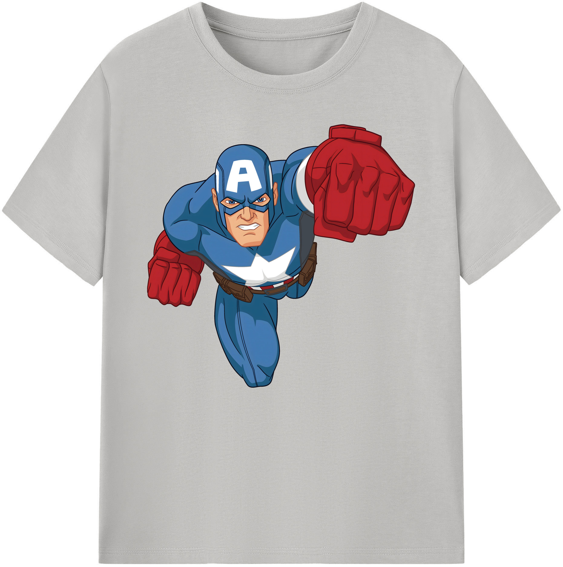 （画像用） アベンジャーズ The Avengers 綿100％ メンズ半袖Tシャツ｜肌触りやわらか＆通気性