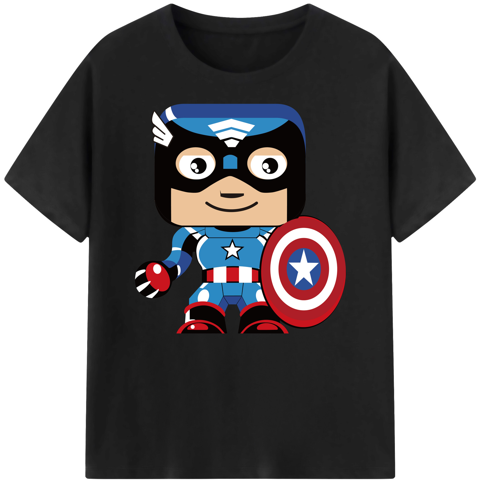 （画像用） アベンジャーズ The Avengers 綿100％ メンズ半袖Tシャツ｜肌触りやわらか＆通気性