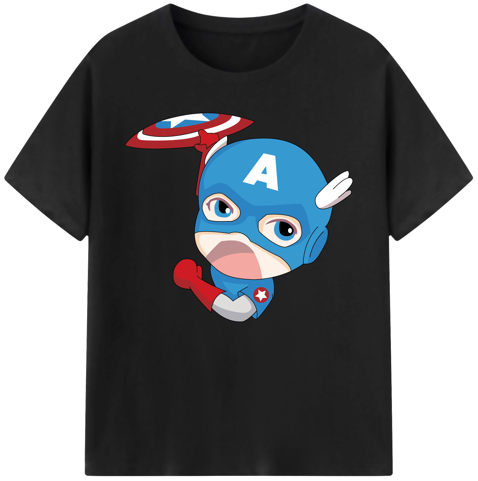 （画像用） アベンジャーズ The Avengers 綿100％ メンズ半袖Tシャツ｜肌触りやわらか＆通気性