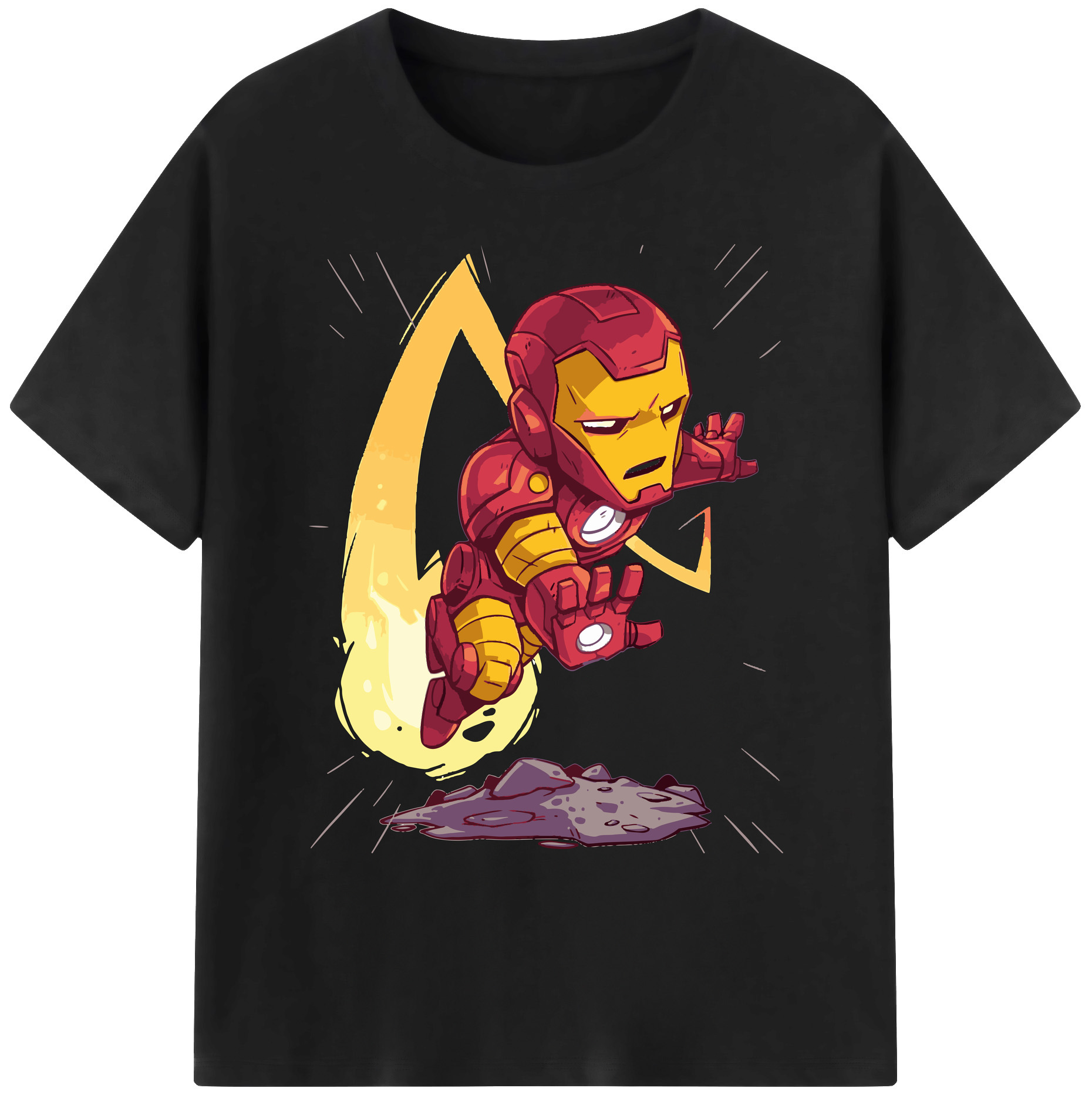 （画像用） アベンジャーズ The Avengers 綿100％ メンズ半袖Tシャツ｜肌触りやわらか＆通気性