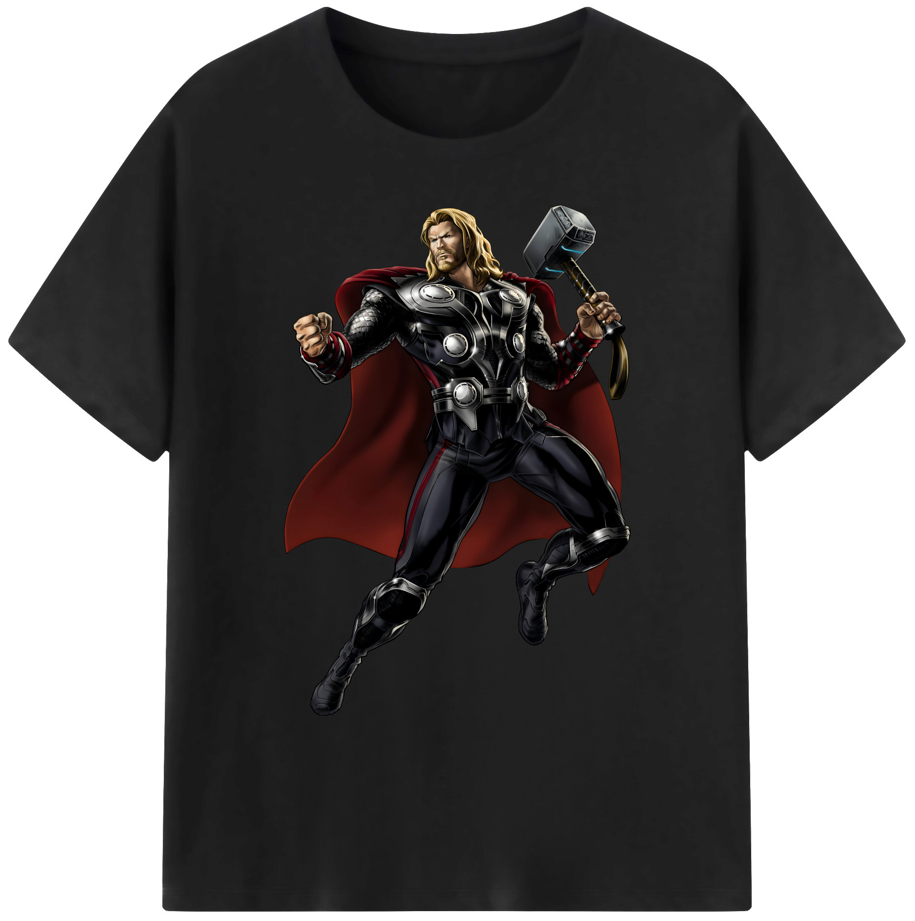 （画像用） アベンジャーズ The Avengers 綿100％ メンズ半袖Tシャツ｜肌触りやわらか＆通気性