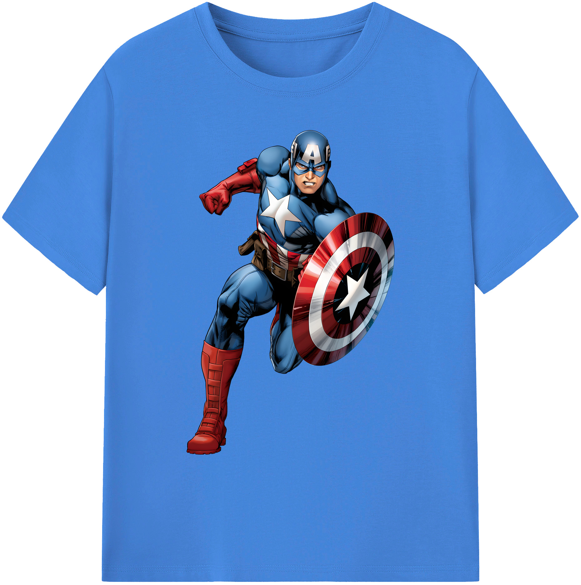 （画像用） アベンジャーズ The Avengers 綿100％ メンズ半袖Tシャツ｜肌触りやわらか＆通気性