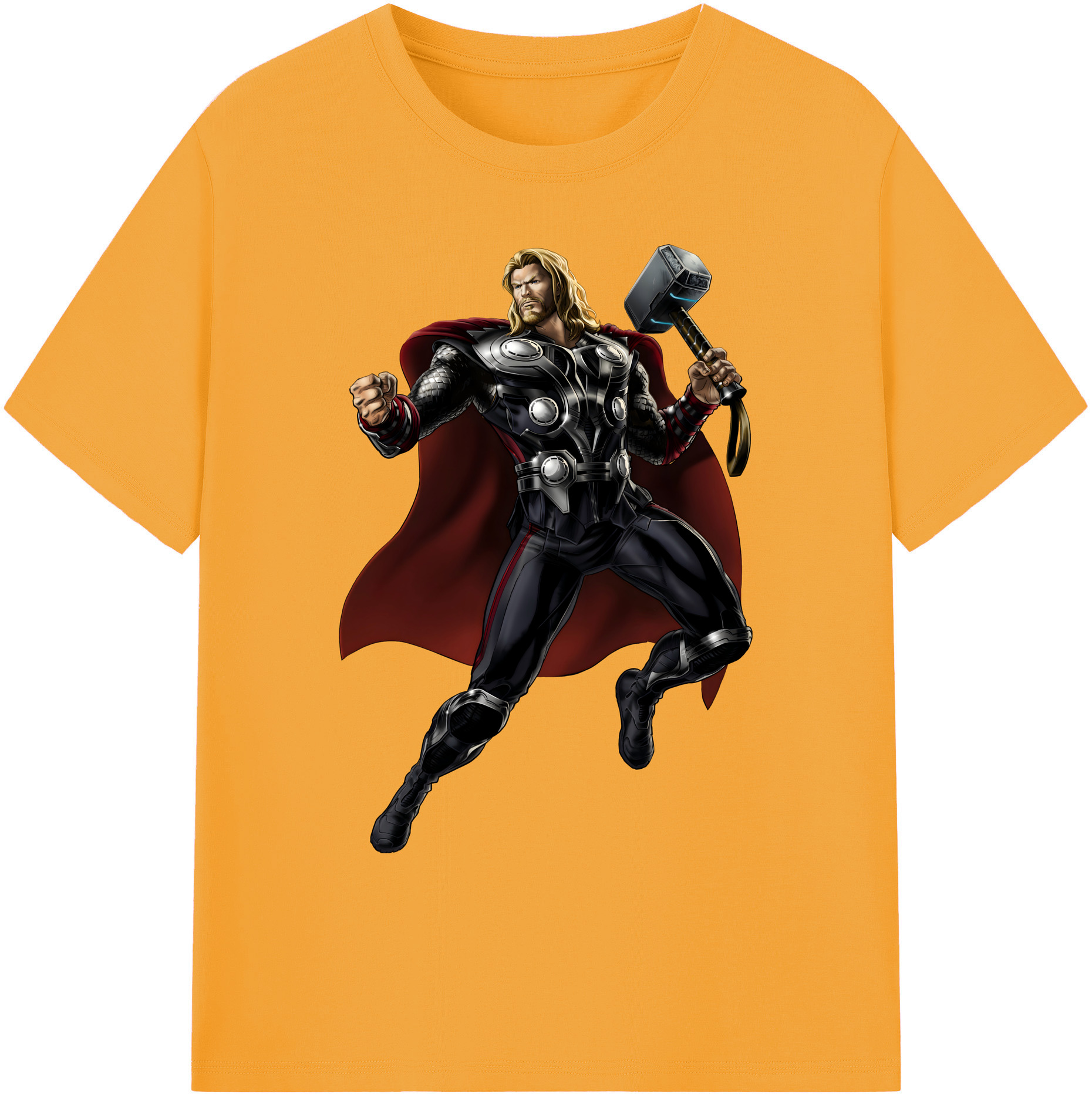 （画像用） アベンジャーズ The Avengers 綿100％ メンズ半袖Tシャツ｜肌触りやわらか＆通気性