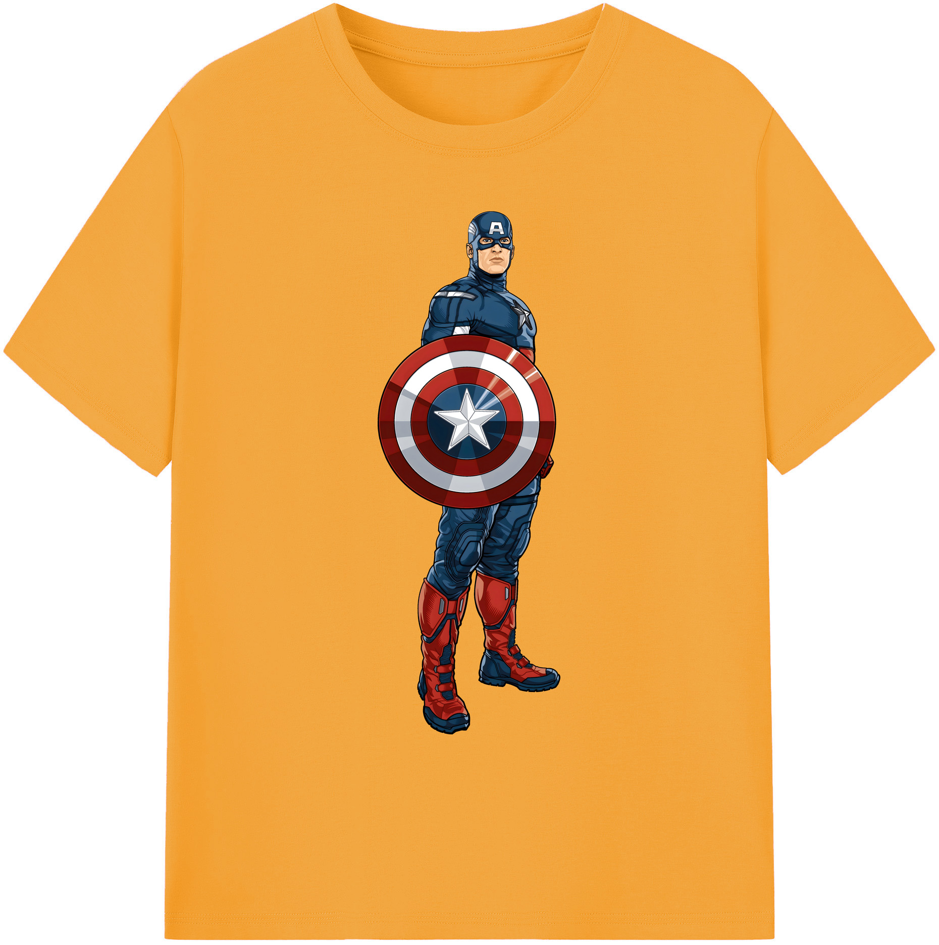 （画像用） アベンジャーズ The Avengers 綿100％ メンズ半袖Tシャツ｜肌触りやわらか＆通気性